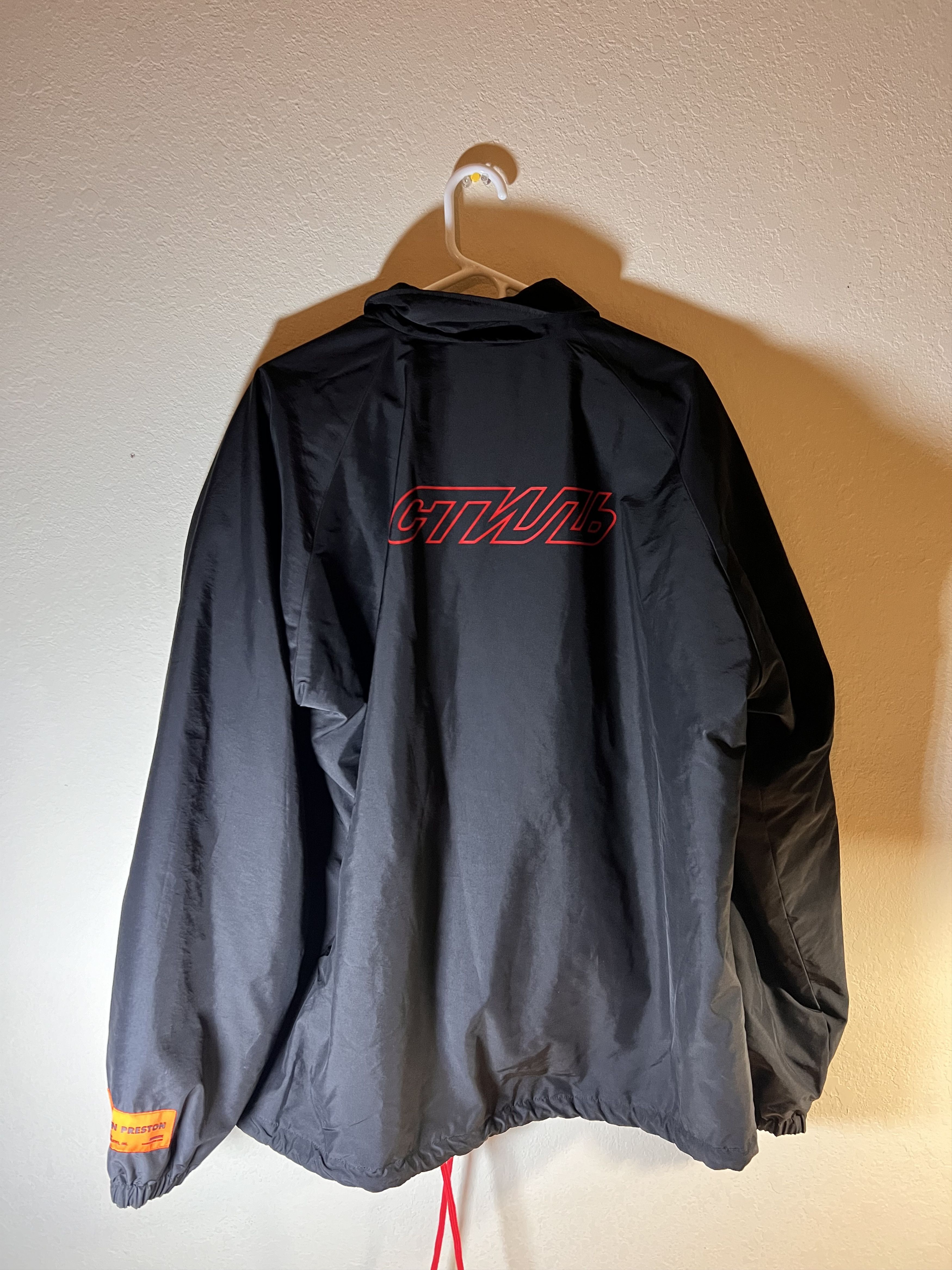 Heron Preston Heron Preston Coach Logo Jacket XL Size US XL / EU 56 / 4 - 10 Thumbnail