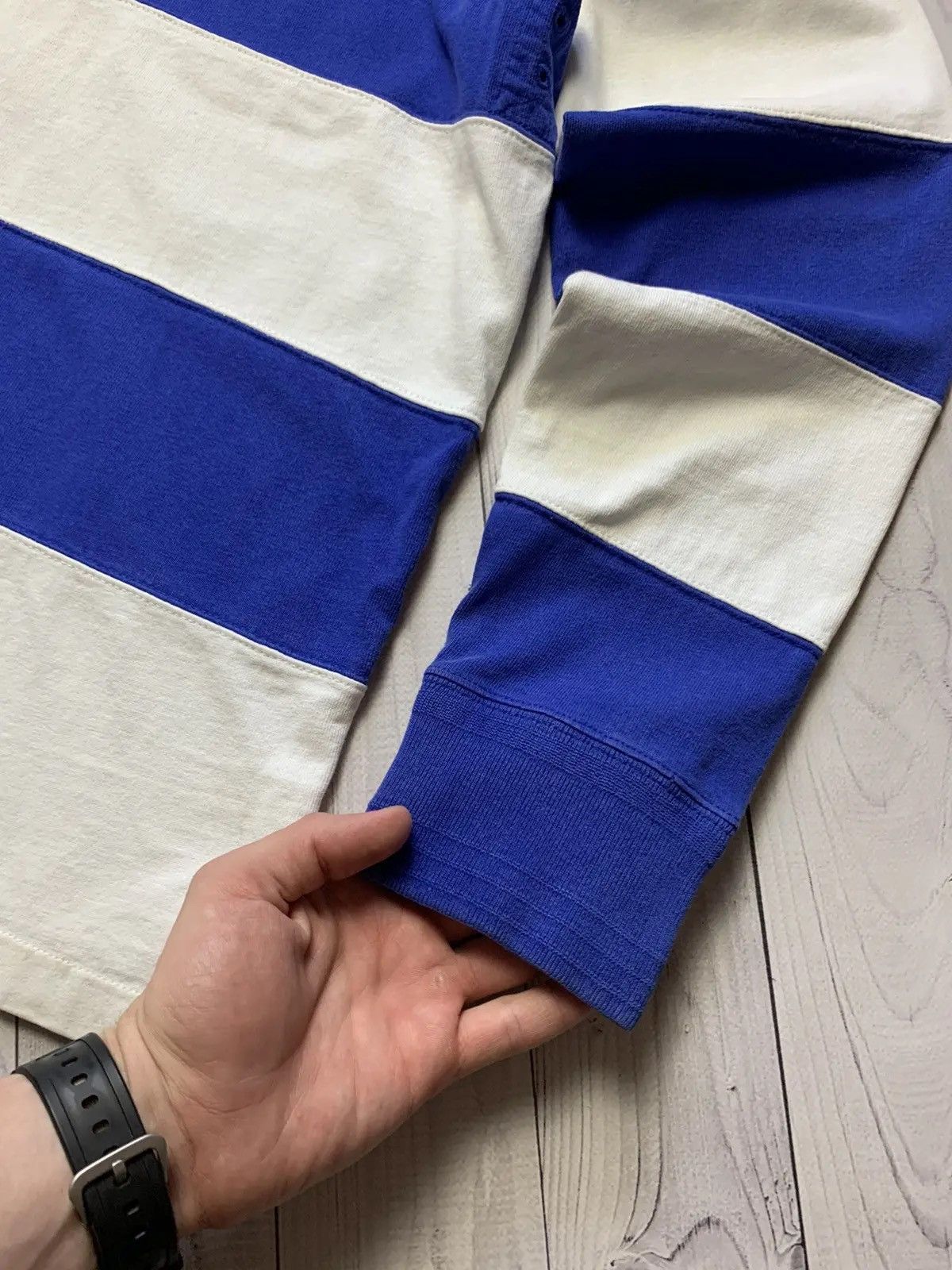 Polo Ralph Lauren Vintage Rugby polo Ralph Lauren big logo number 21 England Size US L / EU 52-54 / 3 - 4 Thumbnail