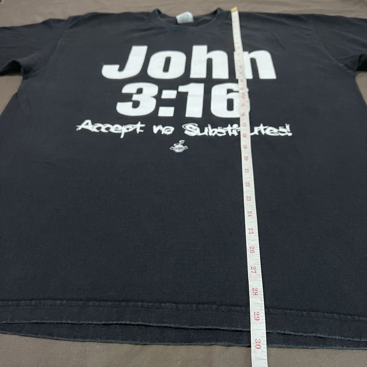 Vintage Vintage 90s Jesus God Bible Holy Stone Cold Parody Tee XL Size US XL / EU 56 / 4 - 13 Thumbnail