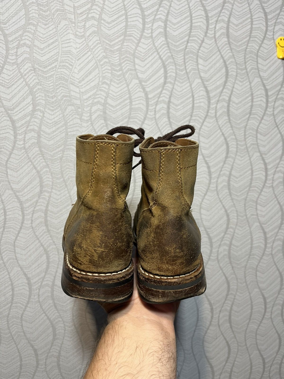 Thursday Boot Company Thursday Vintage Captain Brown Suede Chukka Distressed Boots Size US 8.5 / EU 41-42 - 5 Thumbnail
