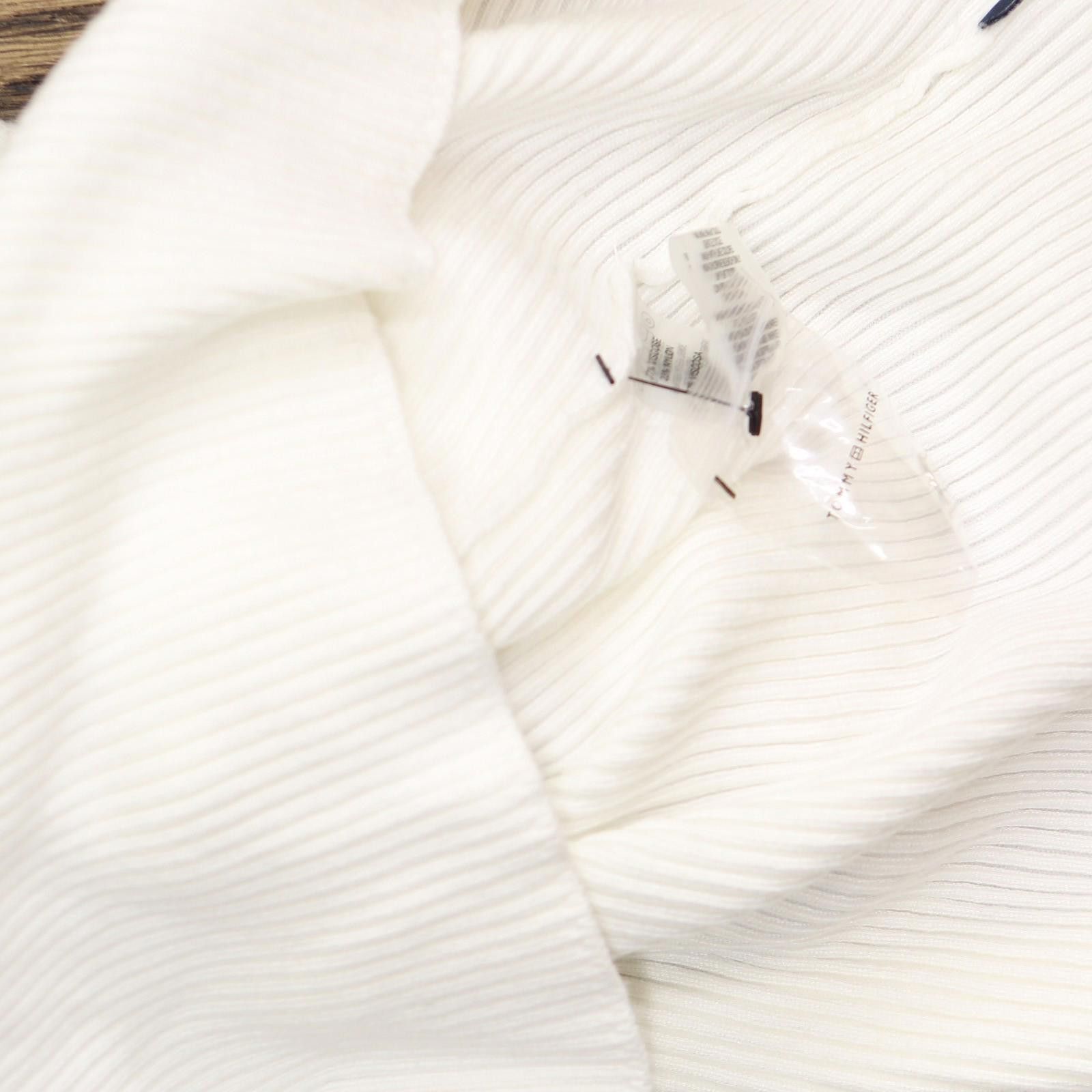 Tommy Hilfiger Nwt Tommy Hilfiger Rib Polo Shirt Ivory White / Midnight Xl Size XL / US 12-14 / IT 48-50 - 5 Thumbnail