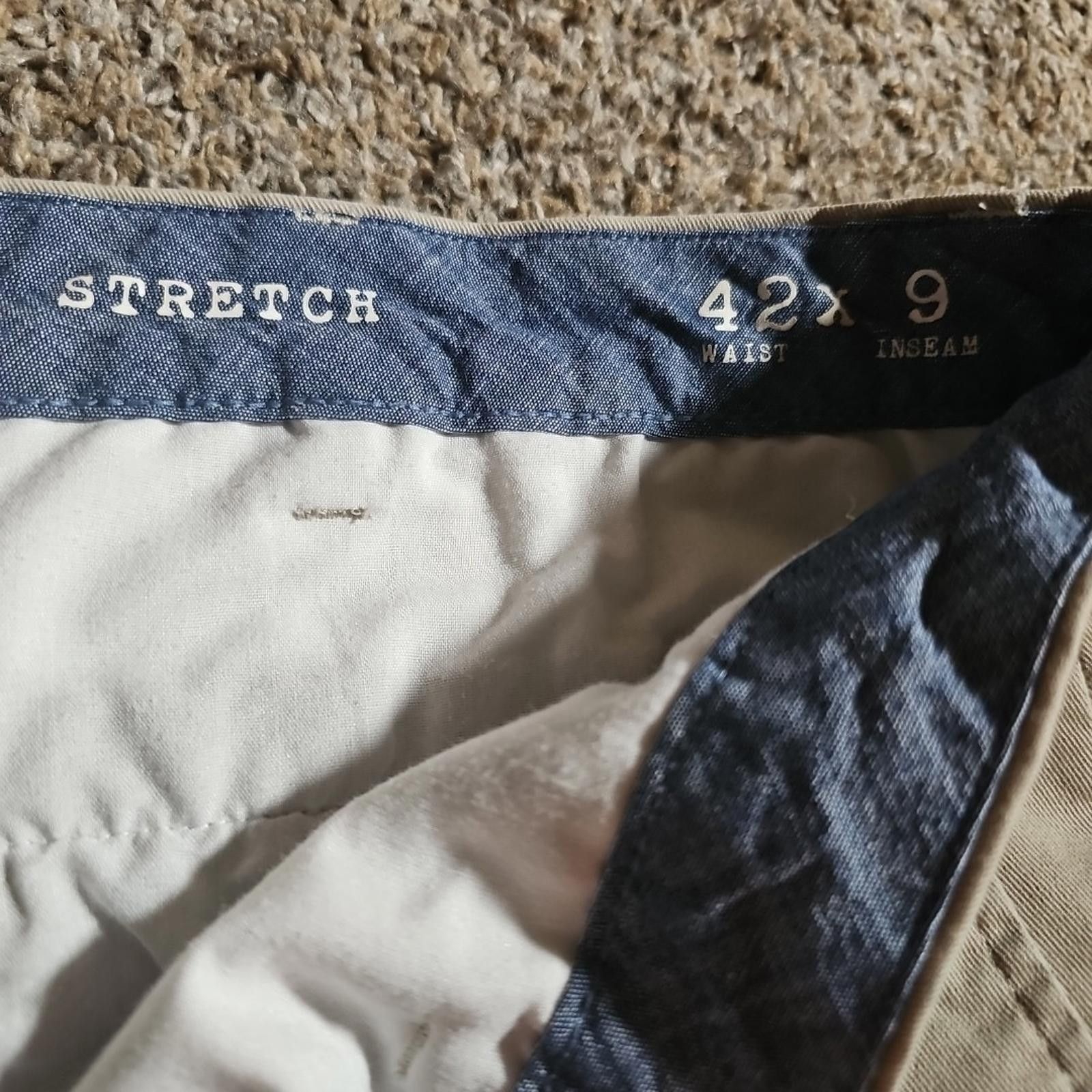 Chaps Chap's Coastland Wash Stretch 42x9 Khaki Shorts Size US 42 / EU 58 - 3 Thumbnail