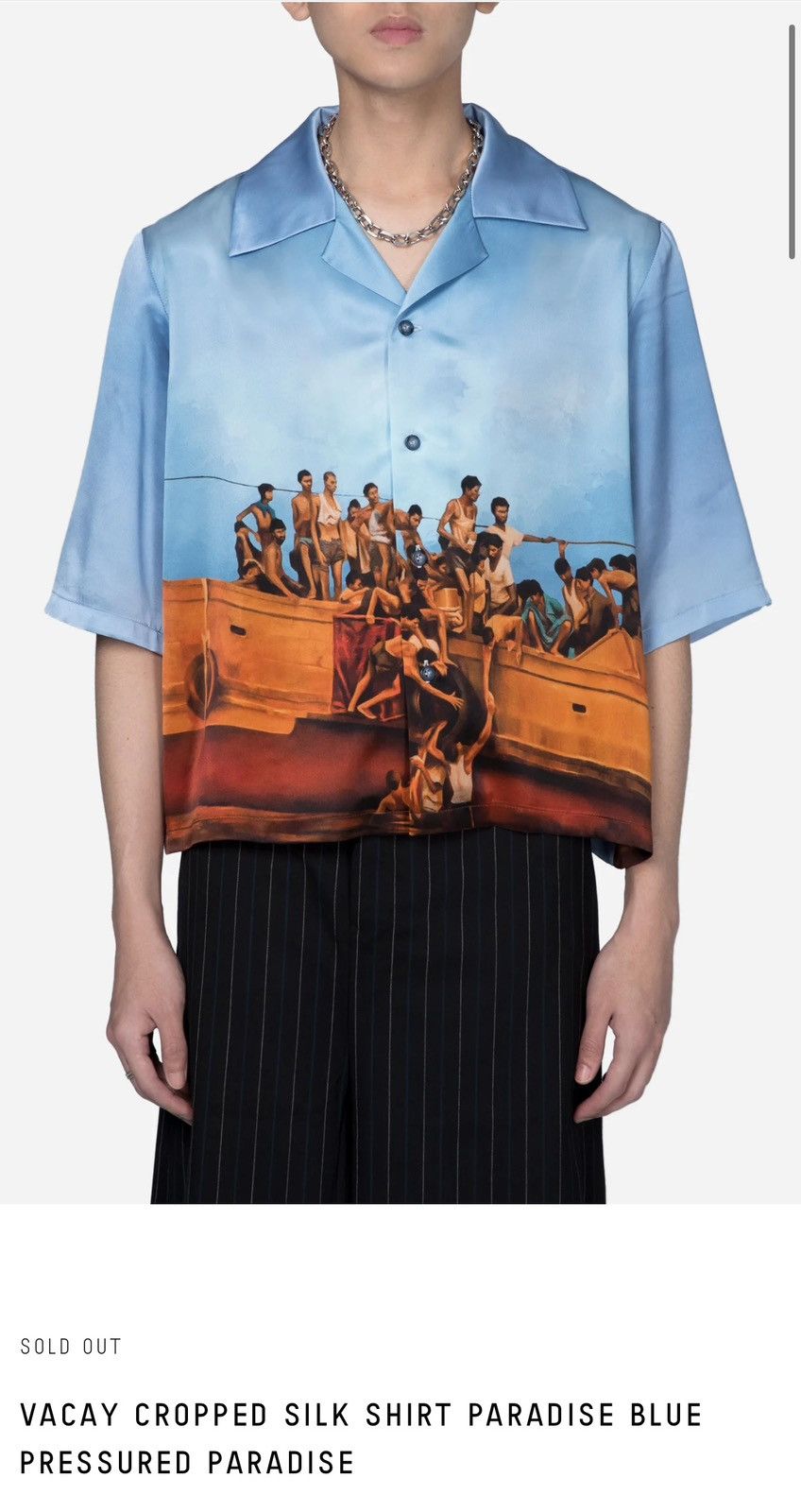 RARE NESENSE SILK SHIRT