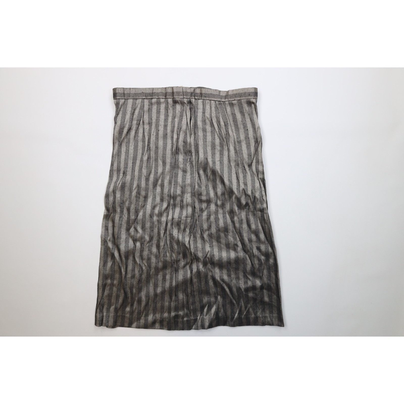 Vintage Deadstock Vintage 70s Rayon Gabardine Striped 2 Piece Suit Size 3XL / US 20-22 - 8 Thumbnail