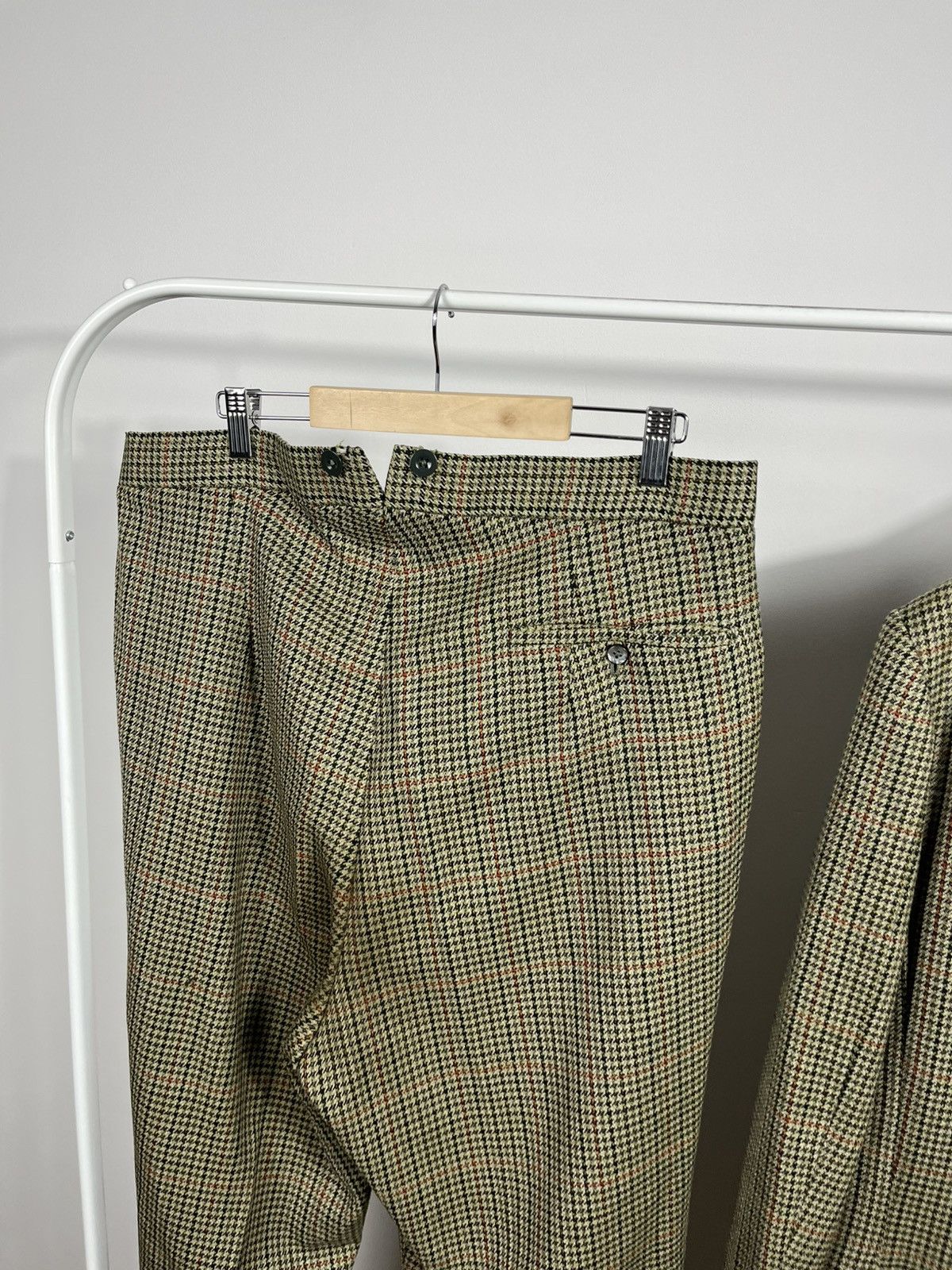 Savile Row Vintage 1989 Savile Row Wool Blazer Pants Set Size 42R - 14 Thumbnail