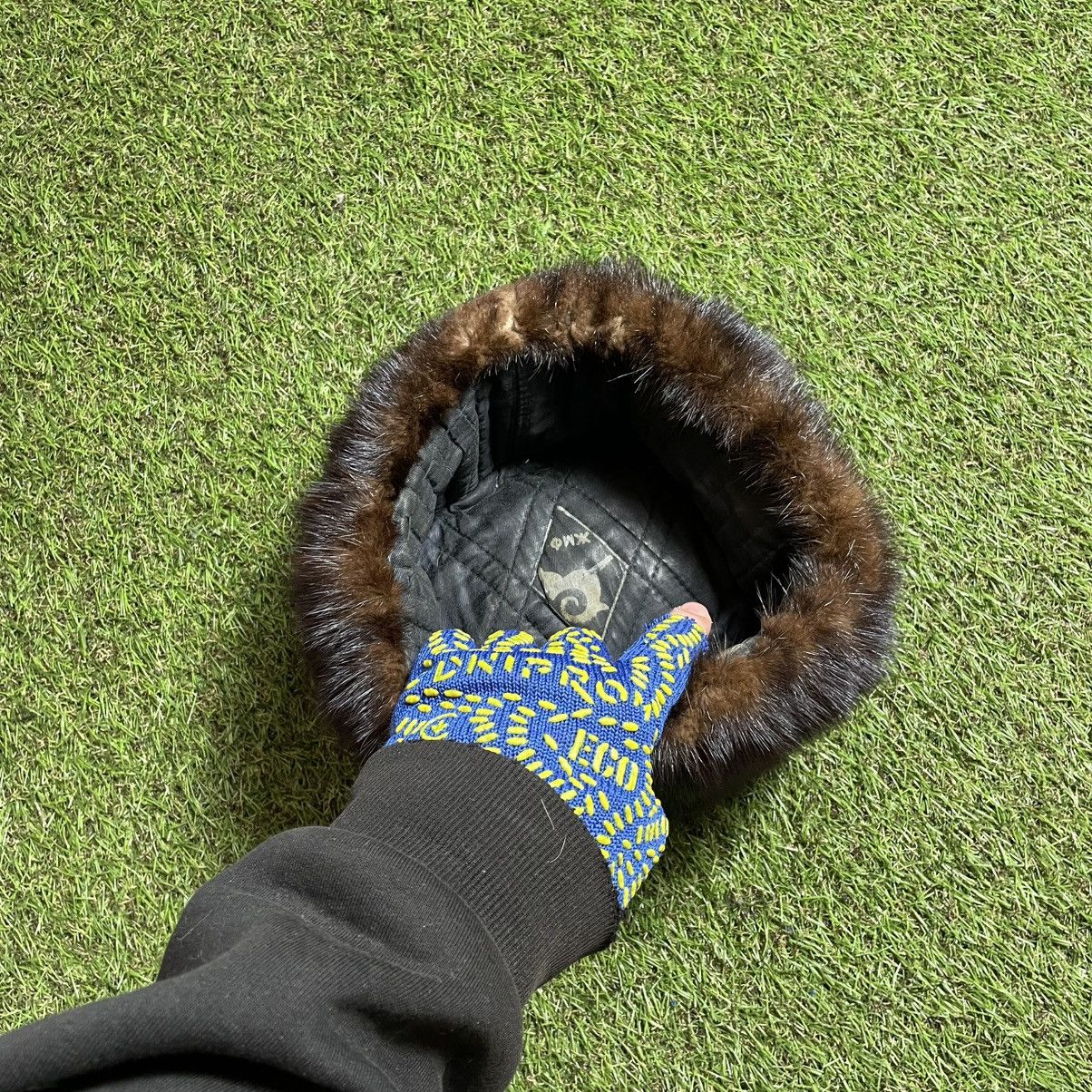 Vintage Vintage Karakul Fur Hat Textured Black Archive Winter OS Size ONE SIZE - 8 Thumbnail