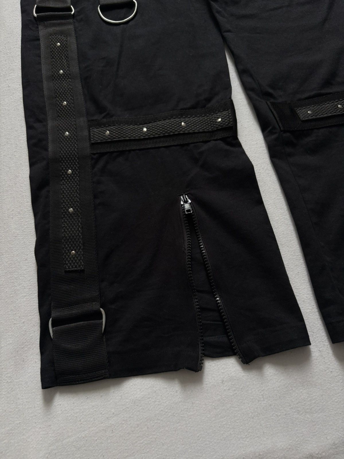 Tripp NYC S.D.L. Vintage Cyber Goth Techwear Cargo Pants Black Metal ...