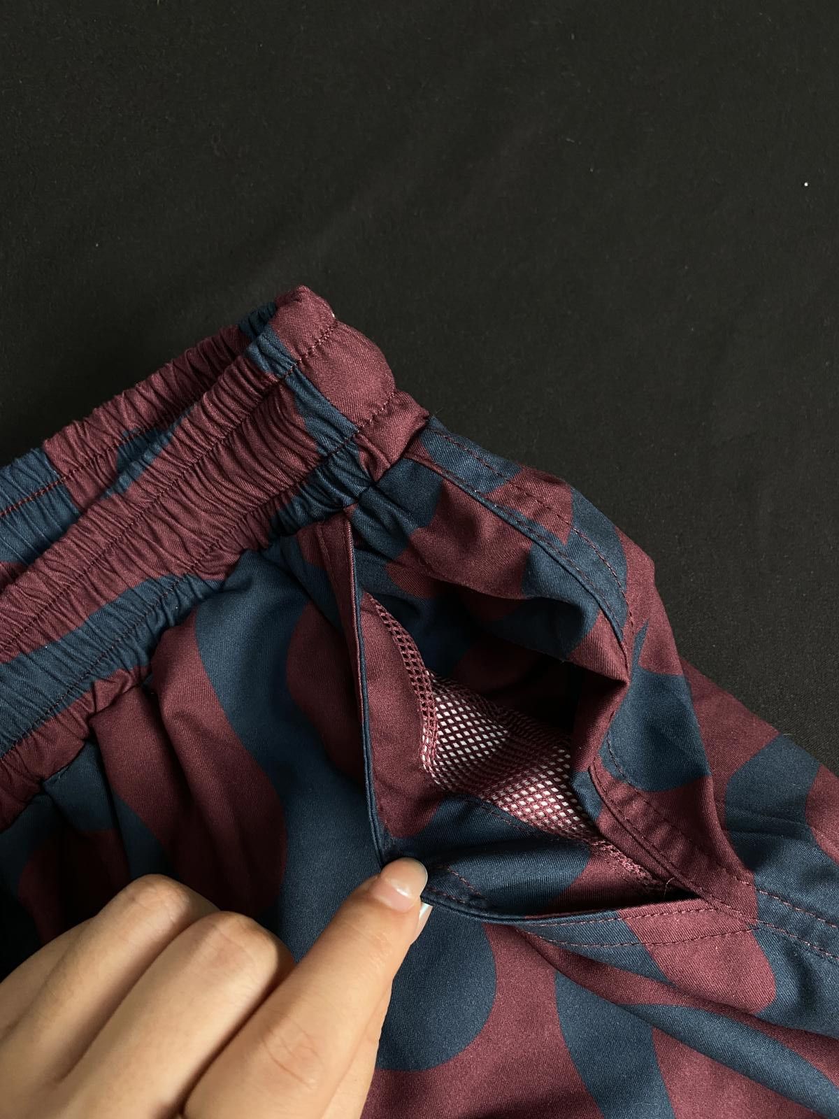 Parra Deadstock By Parra Splashed Swim Shorts Burgundy Large Size US 32 / EU 48 - 4 Thumbnail