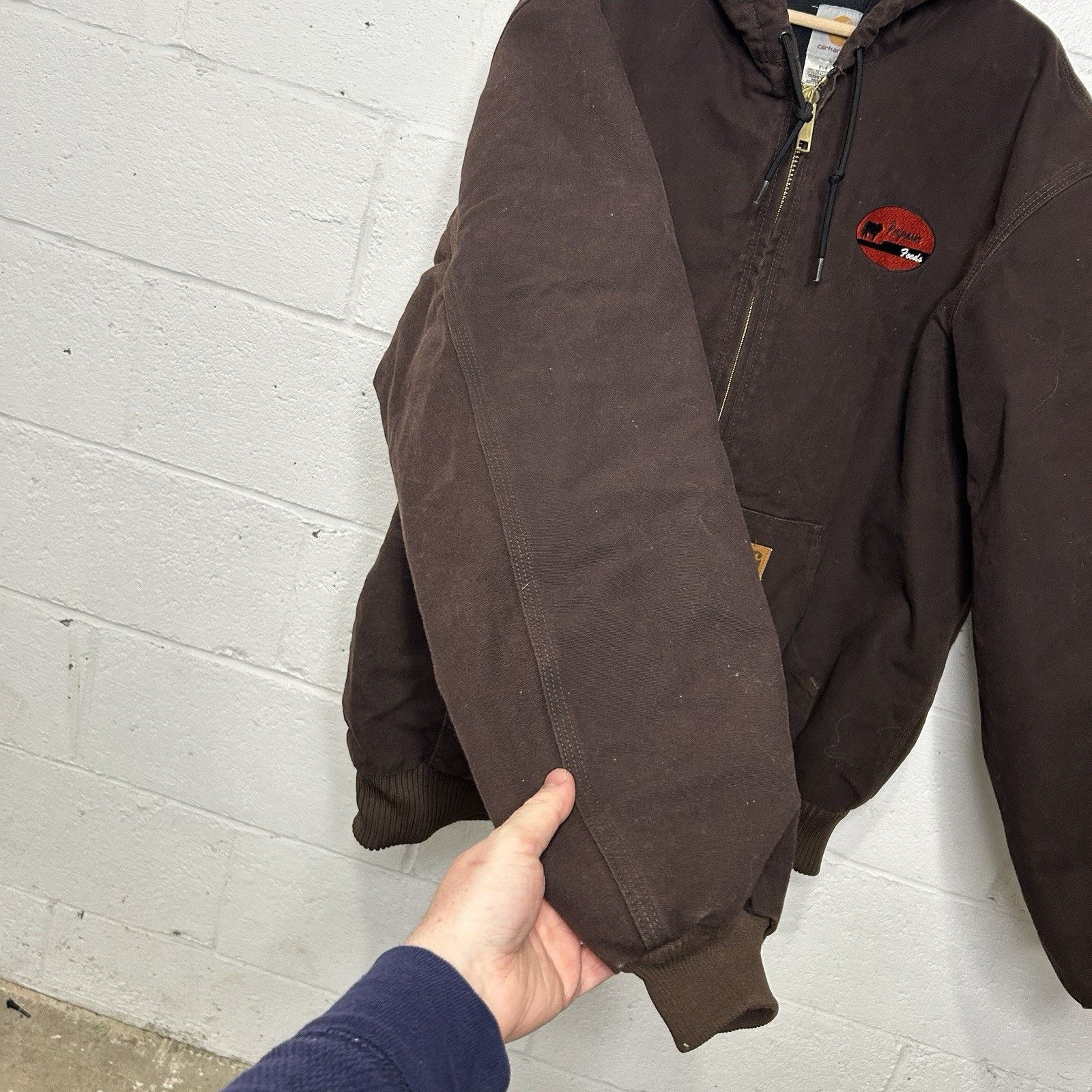 Carhartt Vintage Carhartt Hooded Active Jacket “Dark Brown” J130 DKB Size US XL / EU 56 / 4 - 7 Thumbnail
