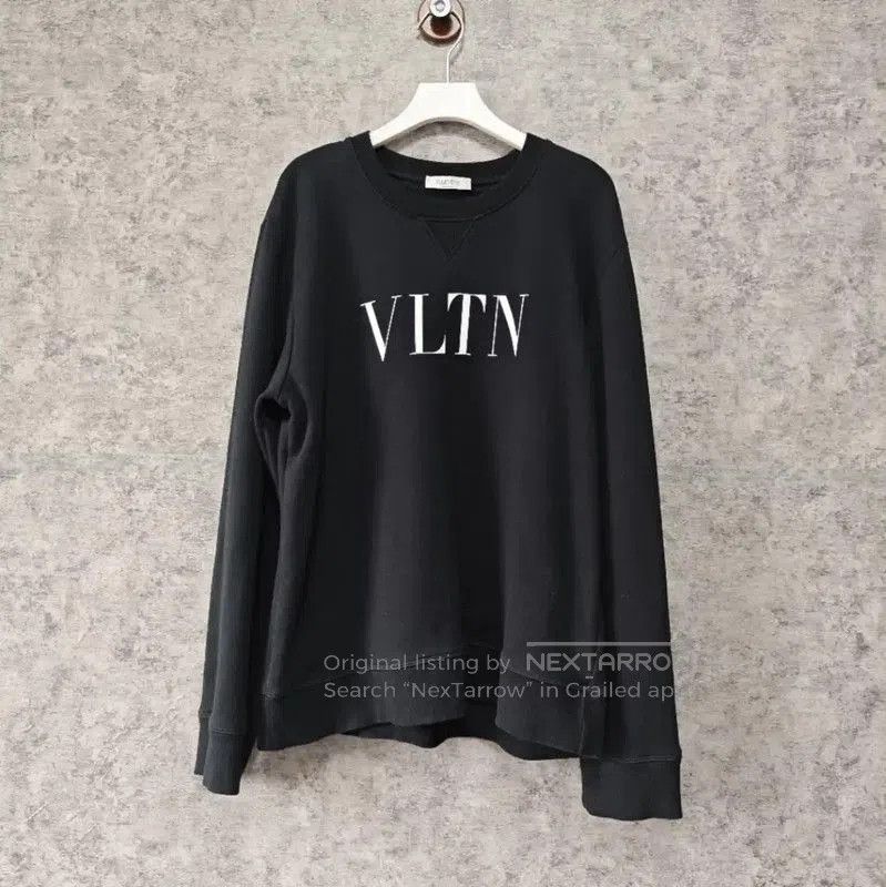 Valentino Valentino Black Cotton Men's Sweatshirt . Size US S / EU 44-46 / 1 - 1 Thumbnail