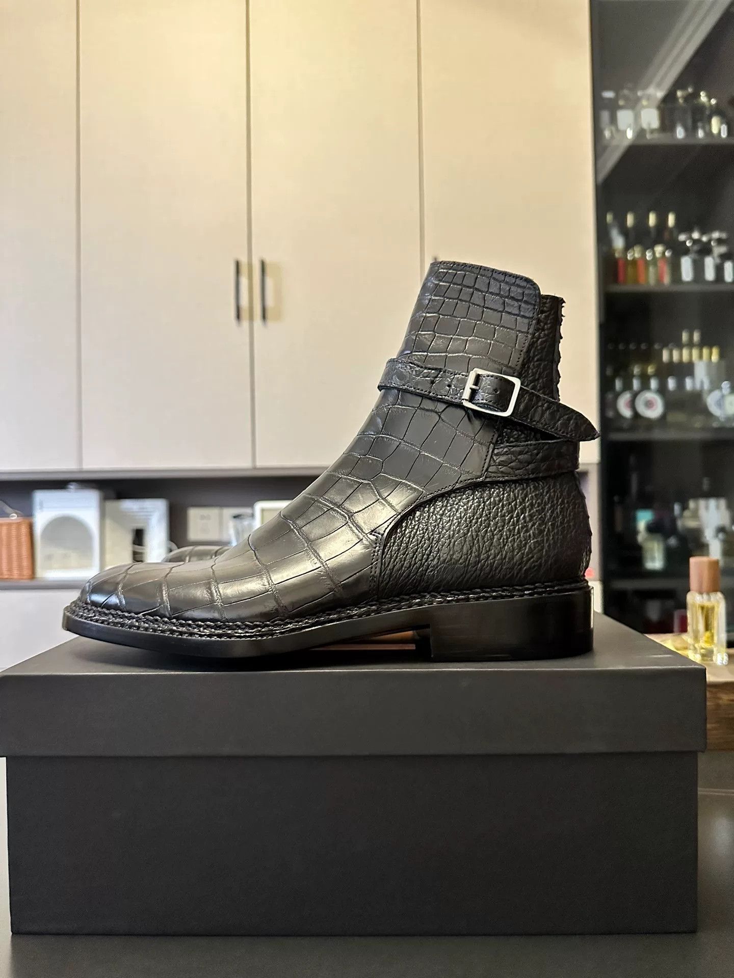 Other Johnny M Last Exotic Leather Boots Size US 7.5 / EU 40-41 - 1 Thumbnail