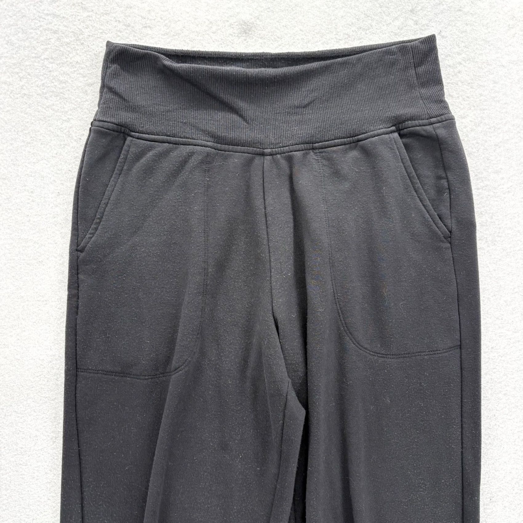 Athleta Athleta Jogger Pants Womens Small Black Coaster Luxe High Rise Stretch Gym Yoga Size 28" / US 6 / IT 42 - 2 Thumbnail