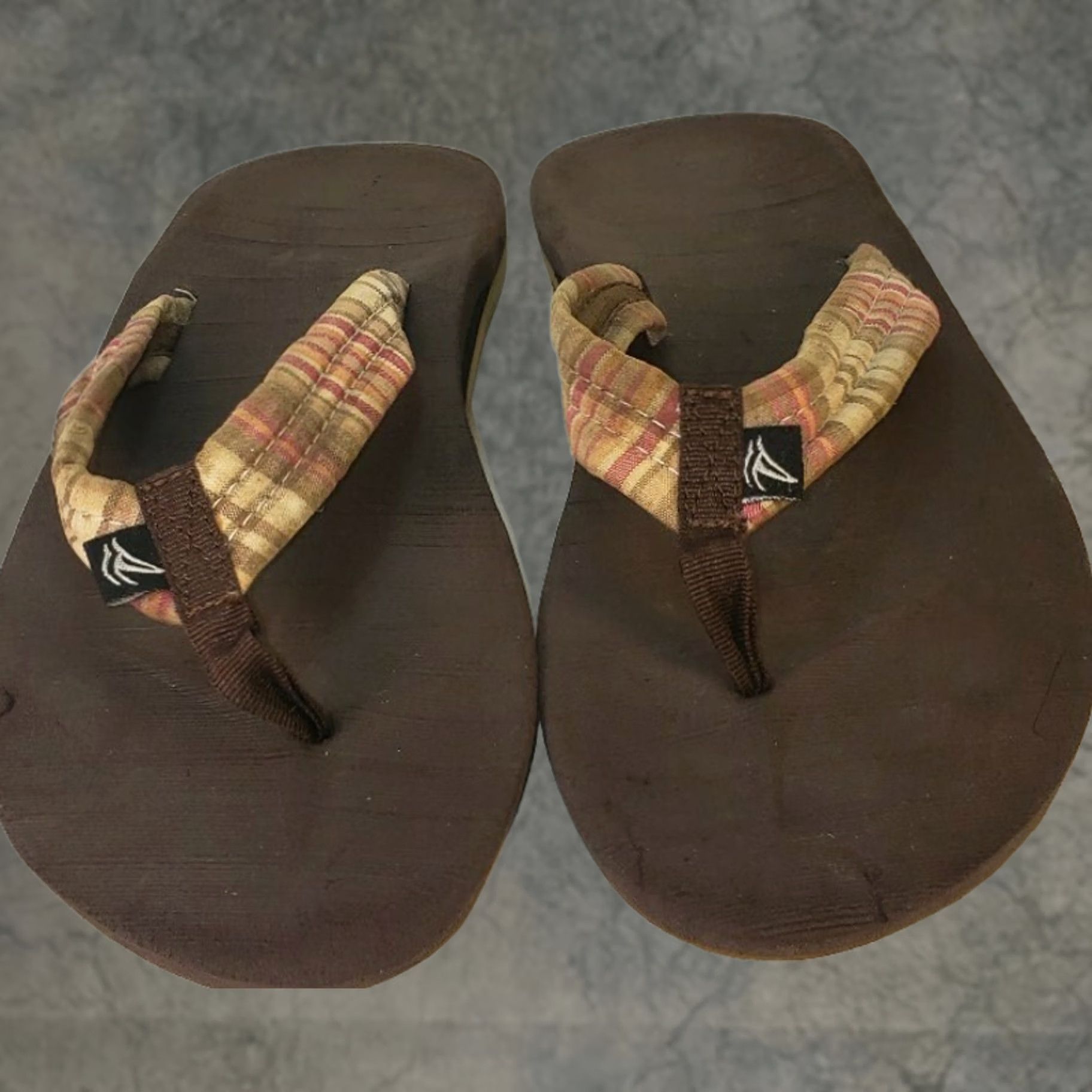 Sperry Sperry Top-Sider Women's Thong Sandals Flip Flops Size 7.5M Multicolor Plaid Pattern Sandal Size M / US 6-8 / IT 42-44 - 1 Thumbnail