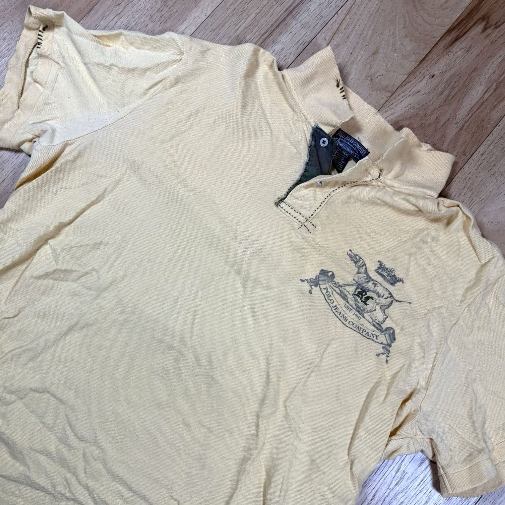 Ralph Lauren VINTAGE Ralph Lauren Shirt Mens XXL Camo Dog Crown Size US XXL / EU 58 / 5 - 2 Thumbnail