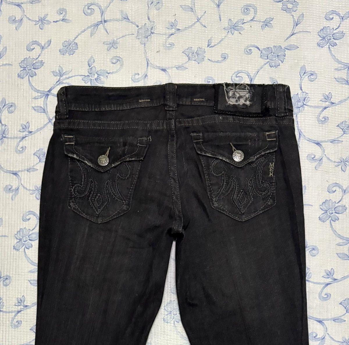 MEK × Mek Denim Mek Denim Streetwear Distressed Denim Size US 33 - 10 Thumbnail