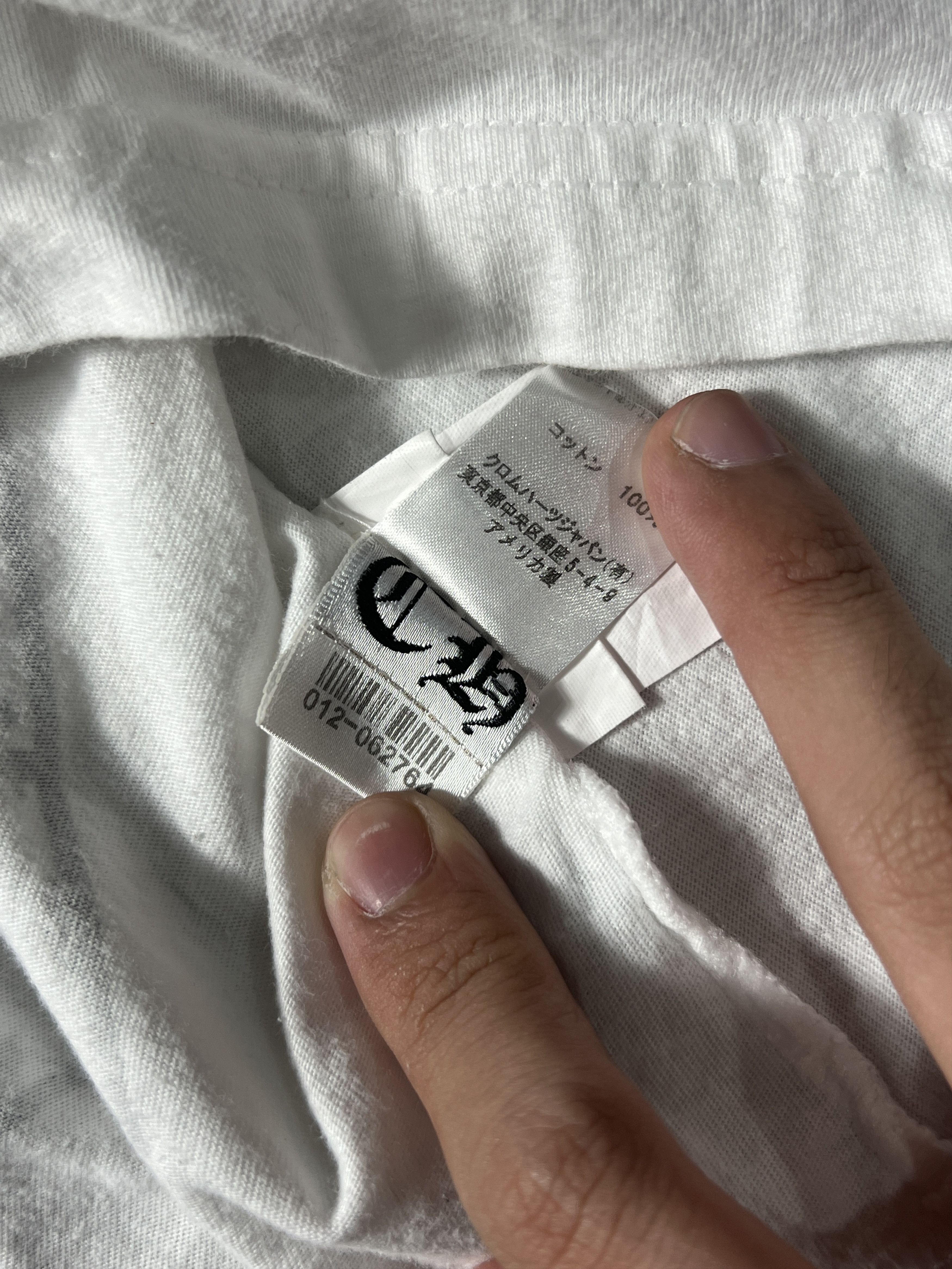 Chrome Hearts Chrome Hearts Big Cross Back Print Pocket Tee White S Size US S / EU 44-46 / 1 - 5 Thumbnail