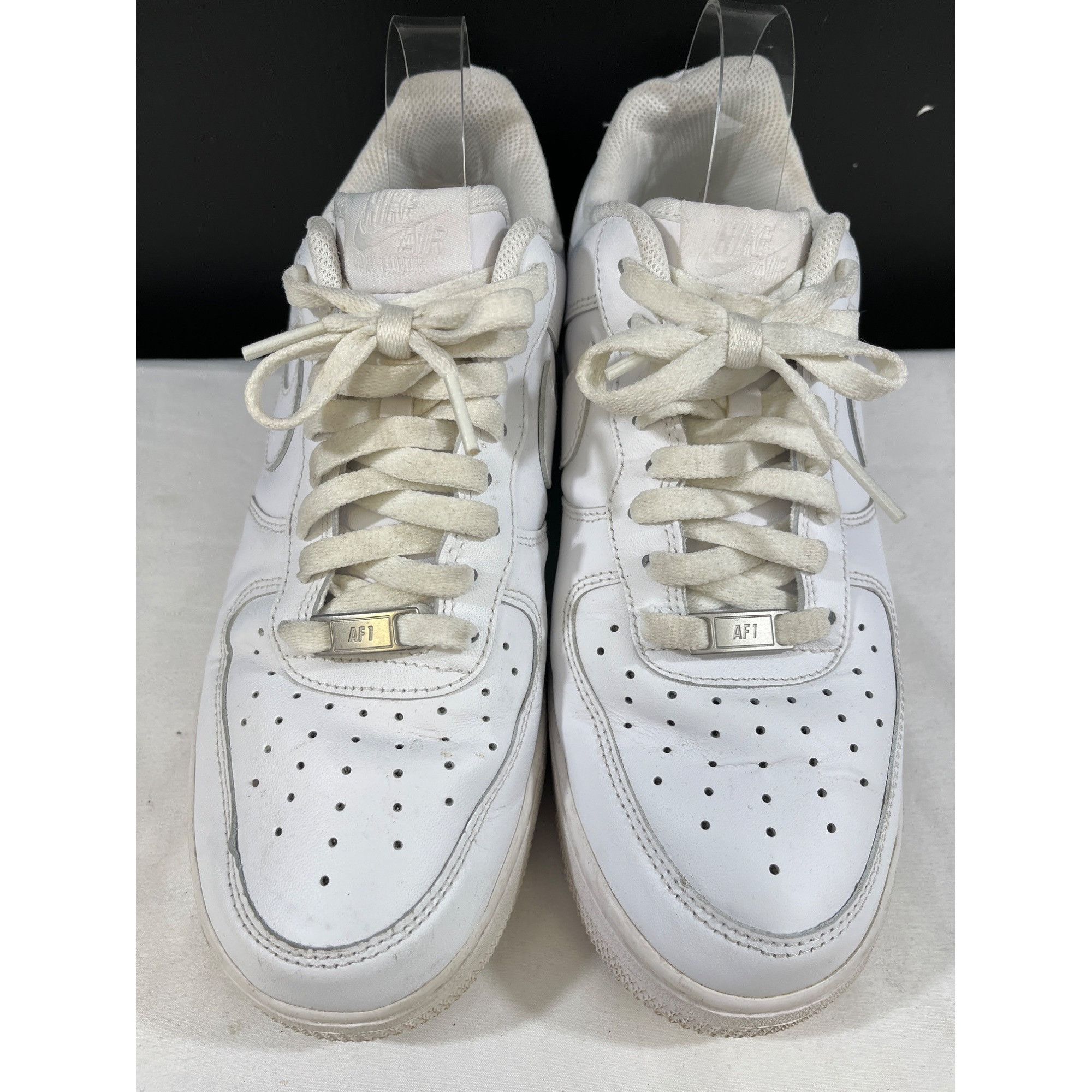 Nike Nike Air Force 1 Mens White Low Top Sneakers Size 9 SKU 6588 Size US 9 / EU 42 - 2 Thumbnail