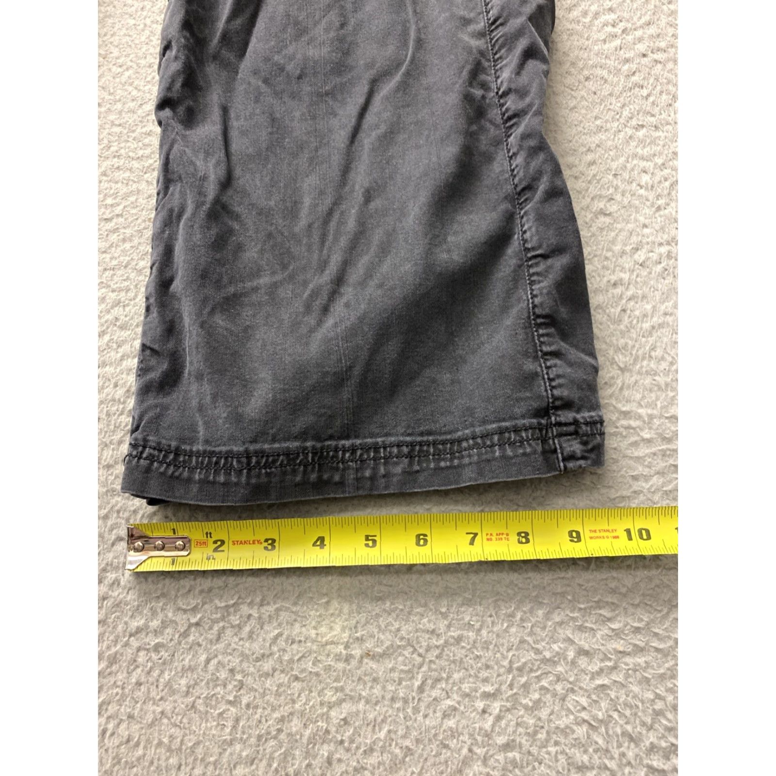 American Eagle Outfitters VINTAGE American Eagle Womens Pants Size 4 Grey Wide Leg Chino Relaxed Fit Casual Size 27" / US 4 / IT 40 - 7 Thumbnail