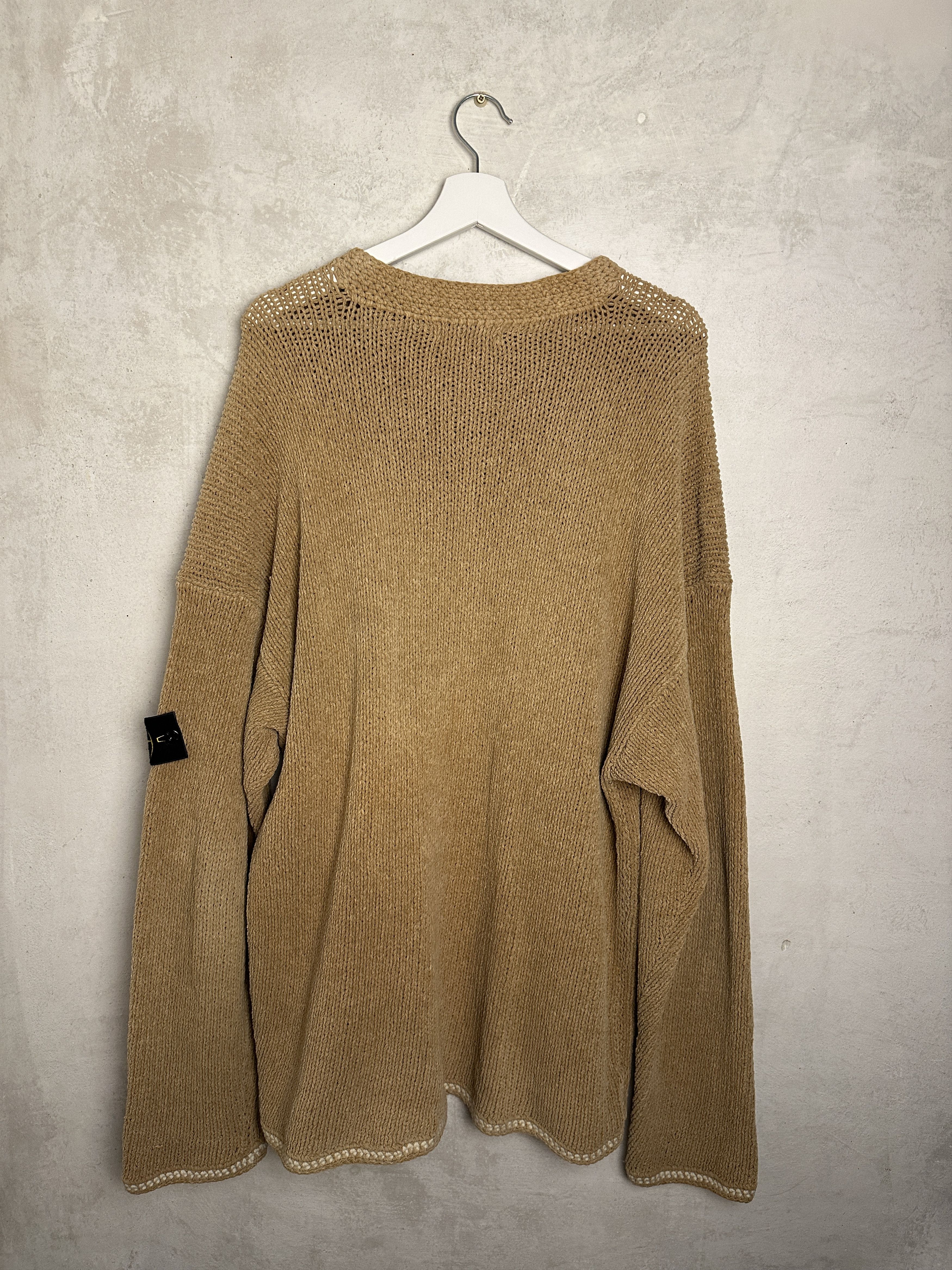 Stone Island Stone Island Patched Cotton Sweater Size US XL / EU 56 / 4 - 2 Thumbnail