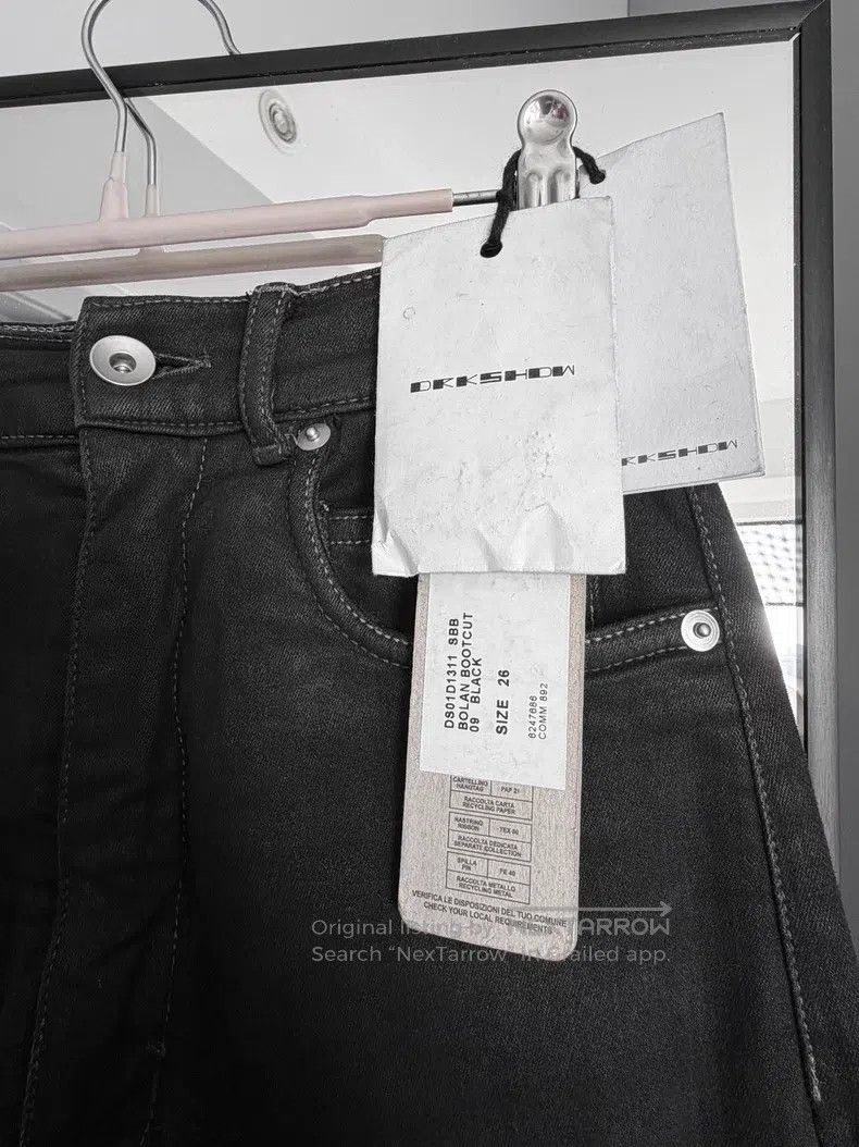 Rick Owens Rick Owens High-Waisted Black Denim Pants Size US 26 / EU 42 - 2 Thumbnail