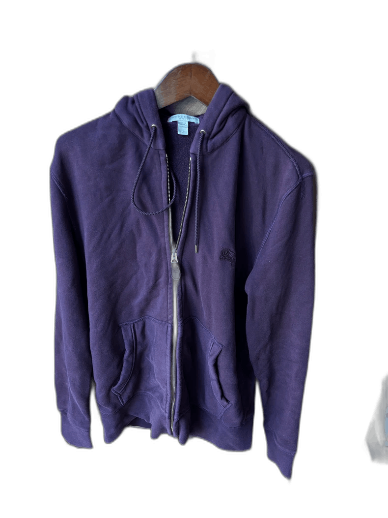 Burberry Burberry Purple Hoodie with Minor Fade Size US M / EU 48-50 / 2 - 1 Thumbnail