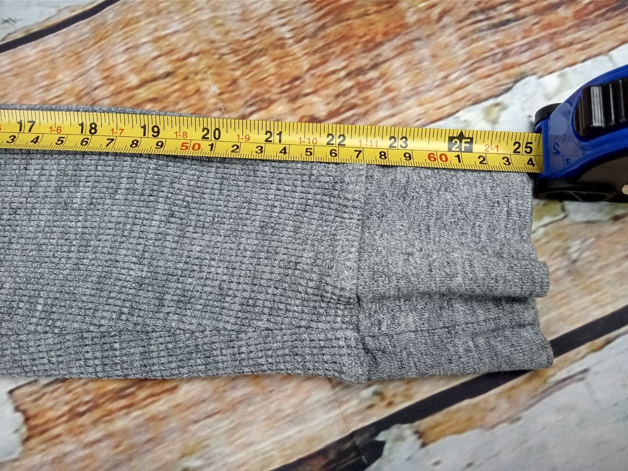 Polo Ralph Lauren Polo Ralph Lauren Waffle Knit Thermal Long Sleeve Shirt Grey Size US L / EU 52-54 / 3 - 9 Thumbnail