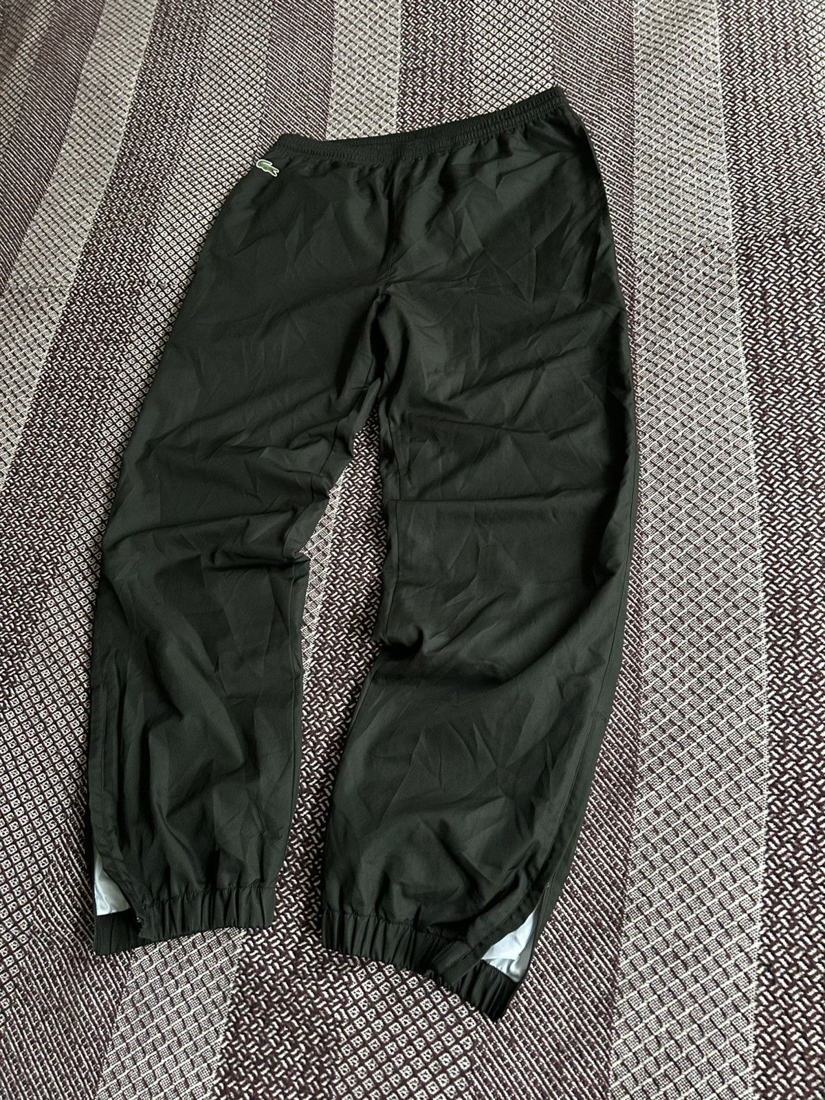 Lacoste Lacoste Sport Sportswear Pants Unisex Black Streetwear Sz S Size US 32 / EU 48 - 2 Thumbnail