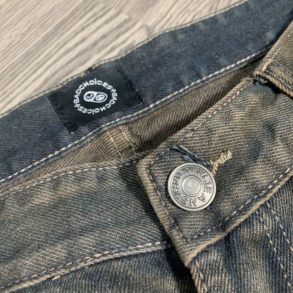 Japanese Brand BADCHOICE BAGGY JEANS BULL SHARK SILOUTE Size US 32 / EU 48 - 10 Thumbnail