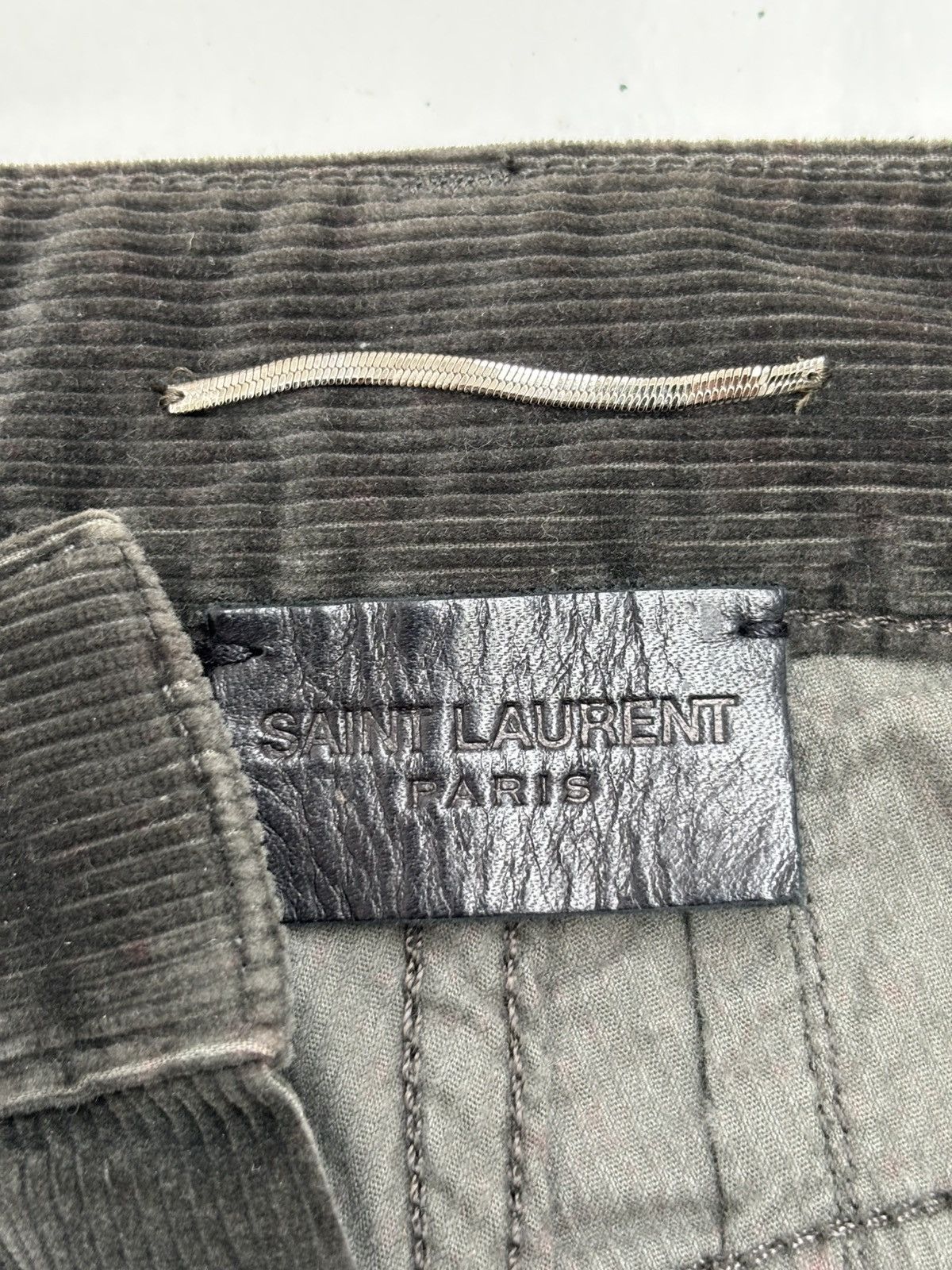 Saint Laurent Paris SS15 Hedi Slimane era Psych Rock Corduroy Pants Size US 27 - 3 Thumbnail