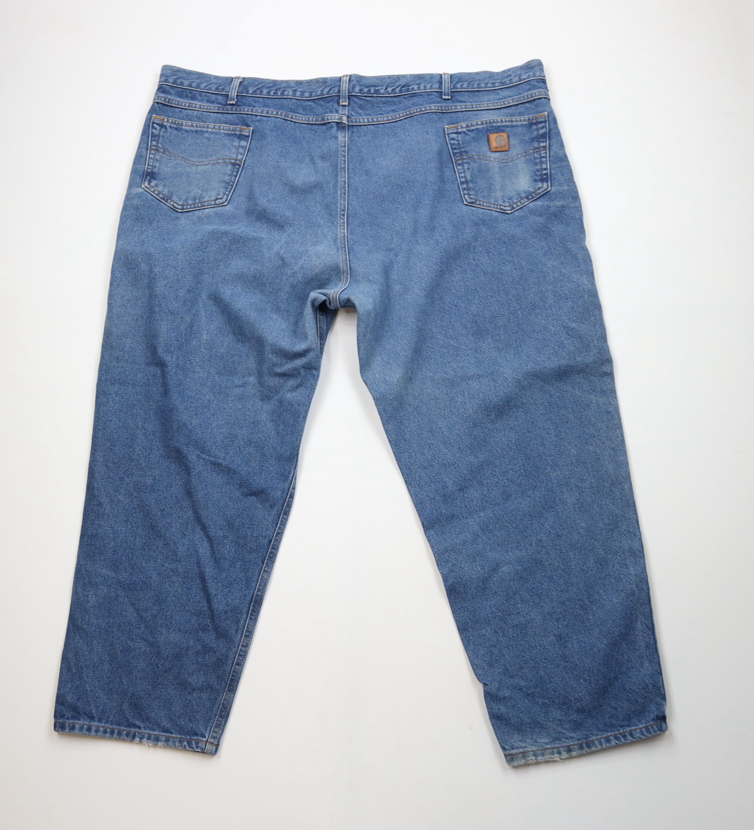 Carhartt × Vintage Vintage Carhartt Relaxed Fit Wide Leg Denim Jeans Blue Size US 44 / EU 60 - 11 Thumbnail