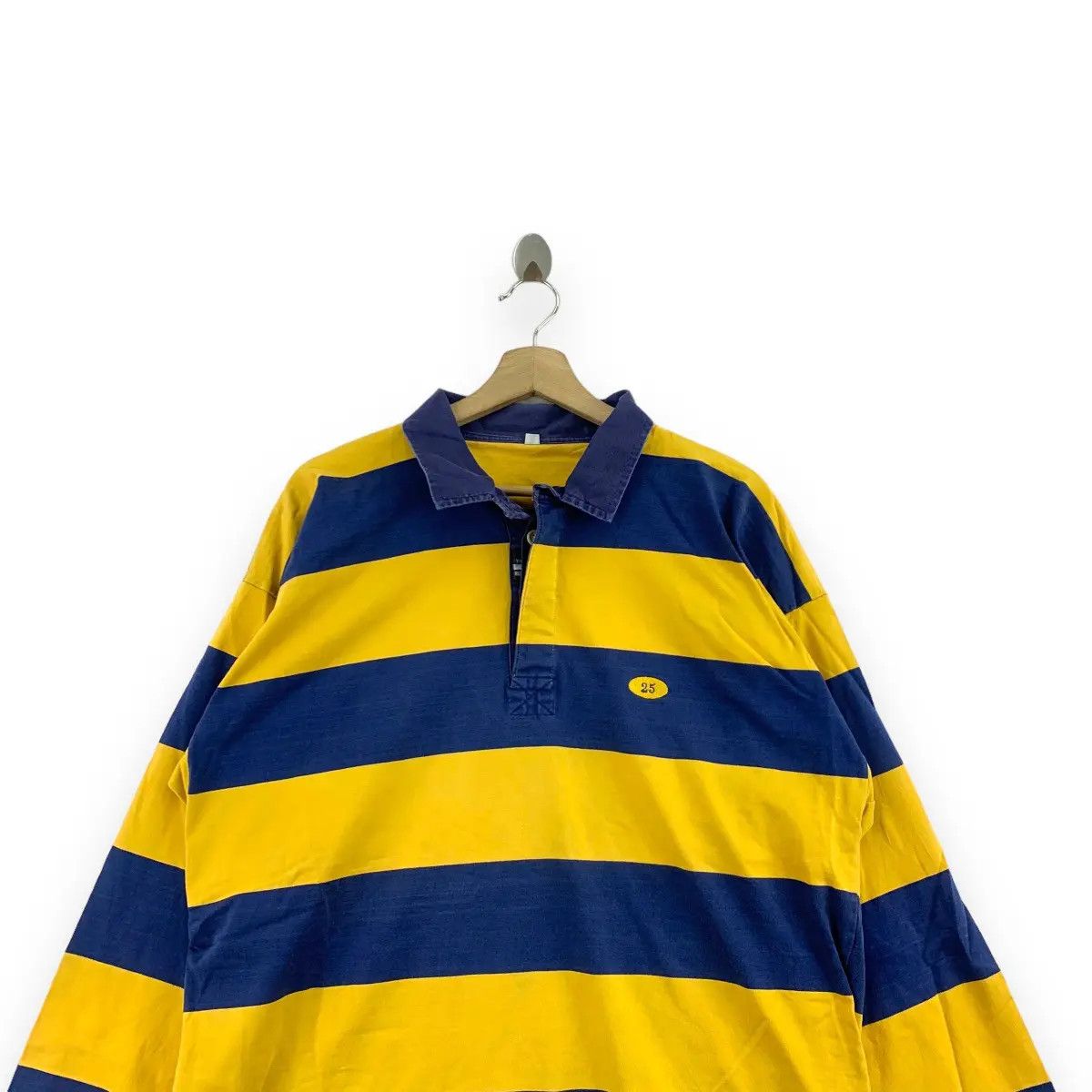 Vintage Vintage YARDS LINE RUGBY UNION Line Out Polo Shirt Size US XL / EU 56 / 4 - 3 Thumbnail