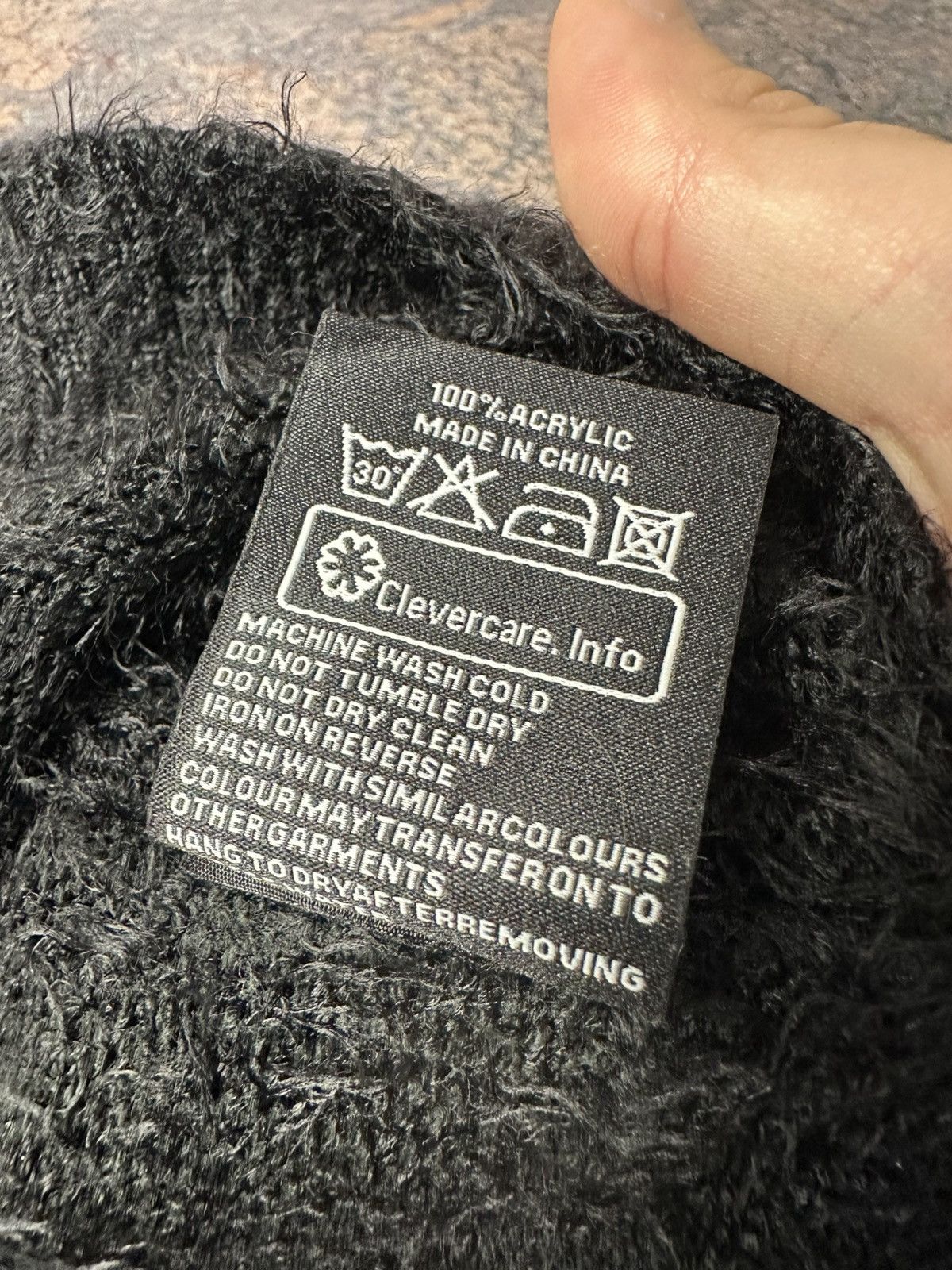 Killstar Black LGB If Six Was Nine Vibe Mohair Faux Fur Knit Sweater Size US M / EU 48-50 / 2 - 7 Thumbnail