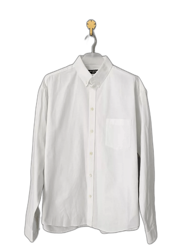Balenciaga Balenciaga Logo Embroidered Shirt Size 38-2505 Size US M / EU 48-50 / 2 - 1 Thumbnail
