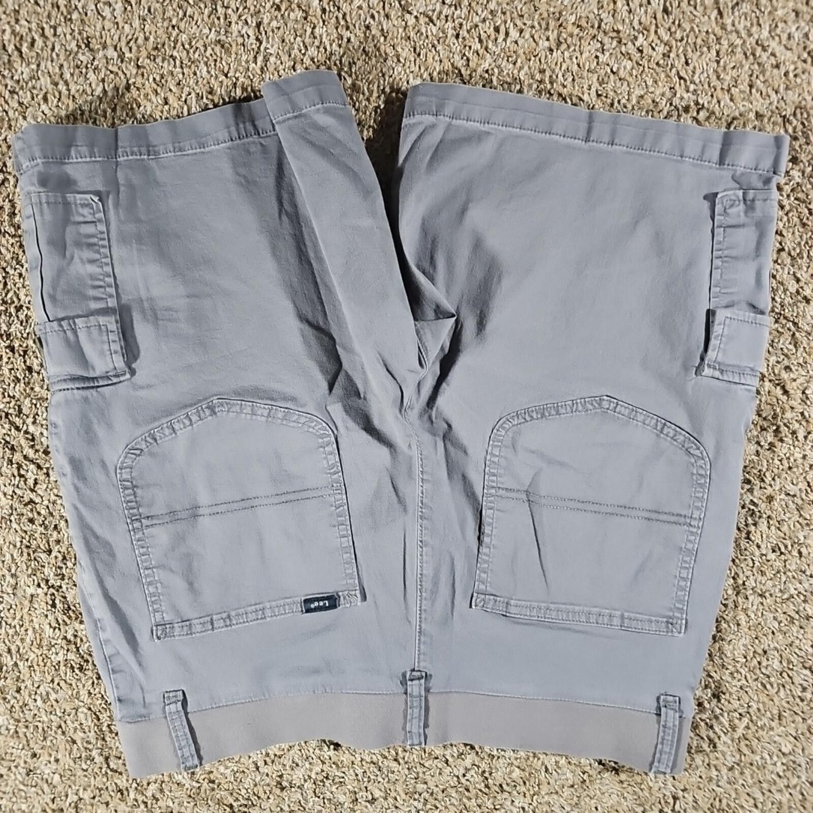 Lee Lee Sz 10 Flex Cargo Shorts Gray Size 32" / US 10 / IT 46 - 6 Thumbnail