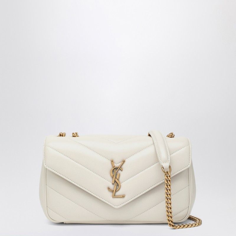 Saint Laurent Loulou Small Bag White Leather