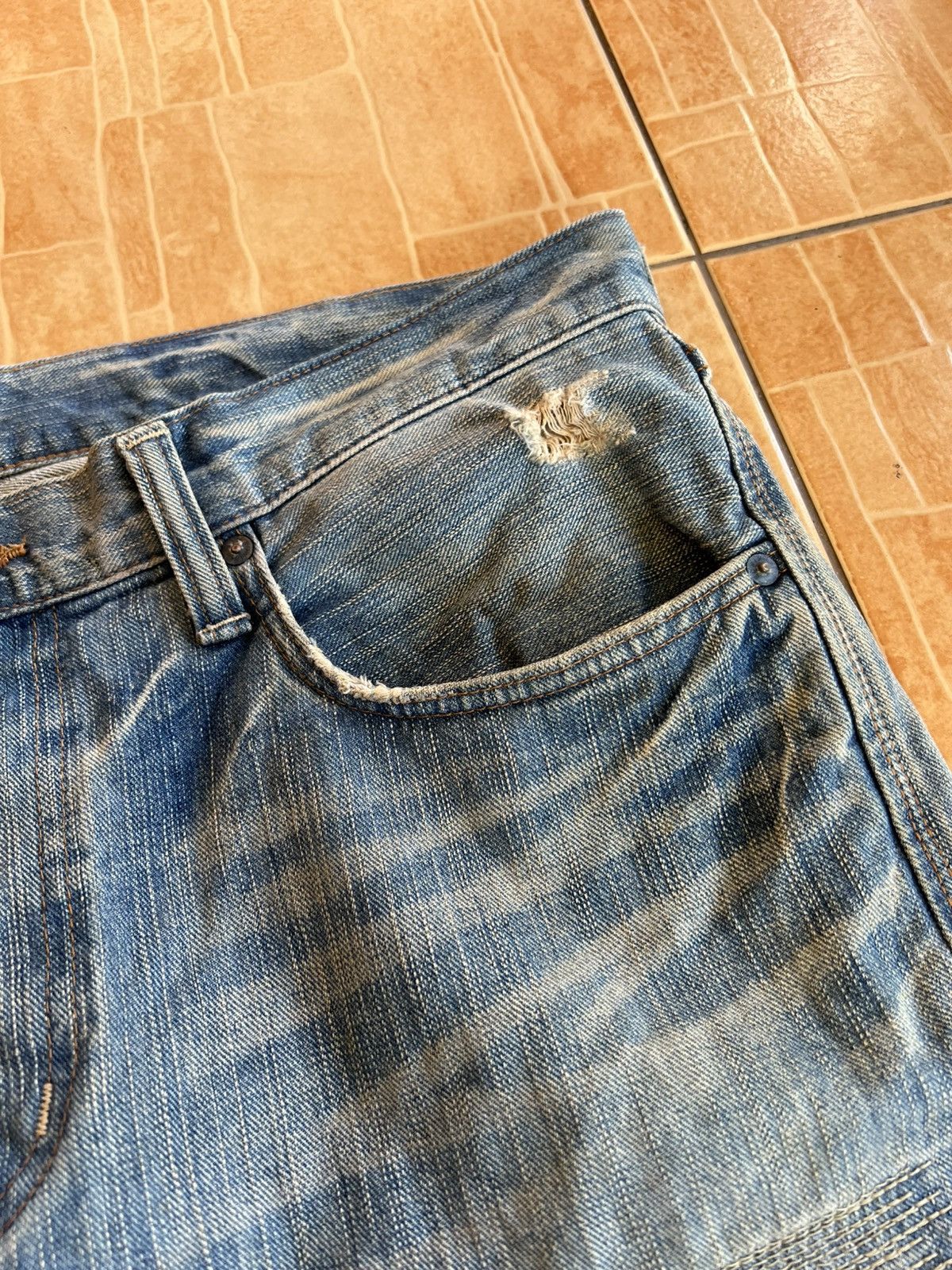 Edwin Vintage Edwin Distress Mud Wash Jean Size US 38 / EU 54 - 12 Thumbnail