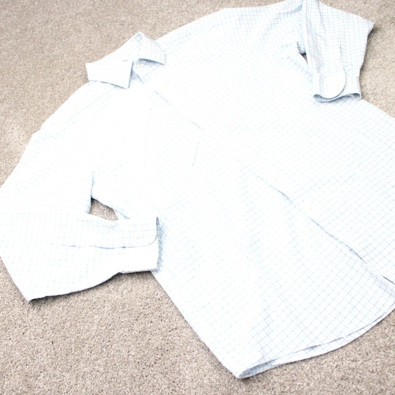 Brooks Brothers Brooks Brothers Shirt Mens 16 1/2 4/5 Blue White Regent Fit Non-Iron Cotton L/S Dress Shirt Mens Regular Blue White Pattern Check Classic 90s? Size US XL / EU 56 / 4 - 7 Thumbnail