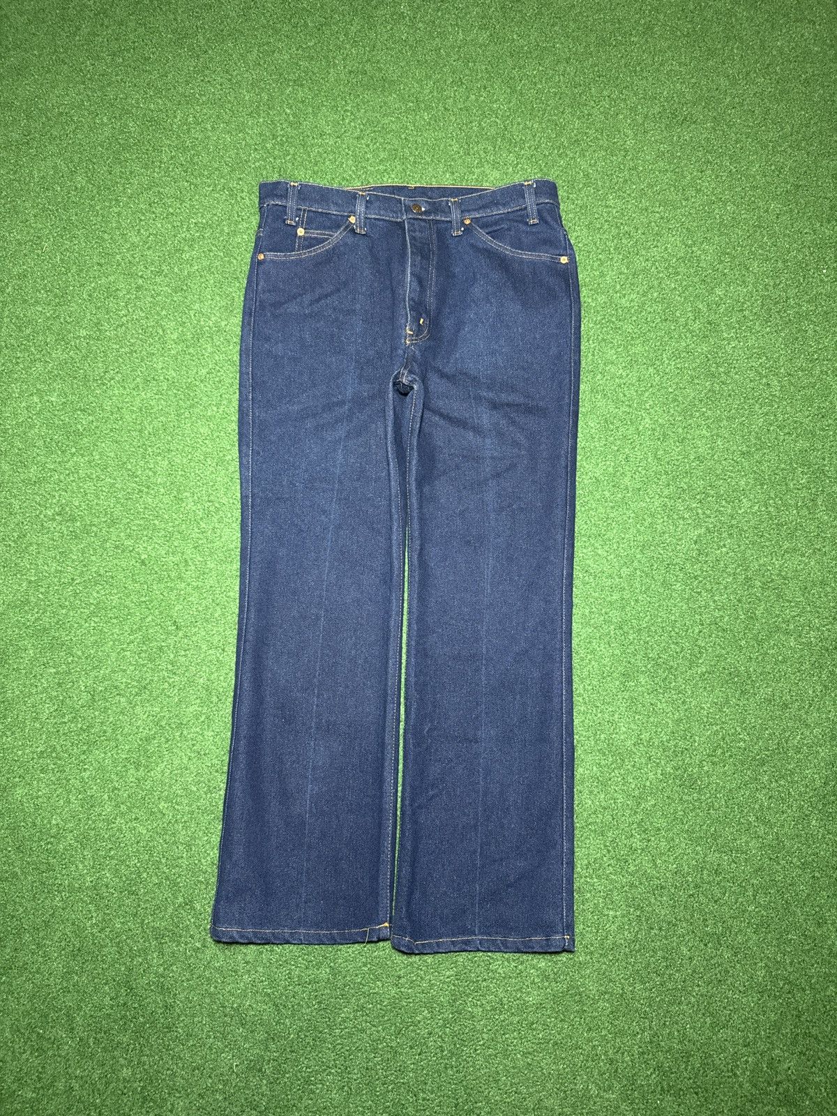 Levi's Vintage Clothing Vintage 70s Levi’s 517 Bootcut Flare 36x30 USA Made Jeans Size US 36 / EU 52 - 4 Thumbnail