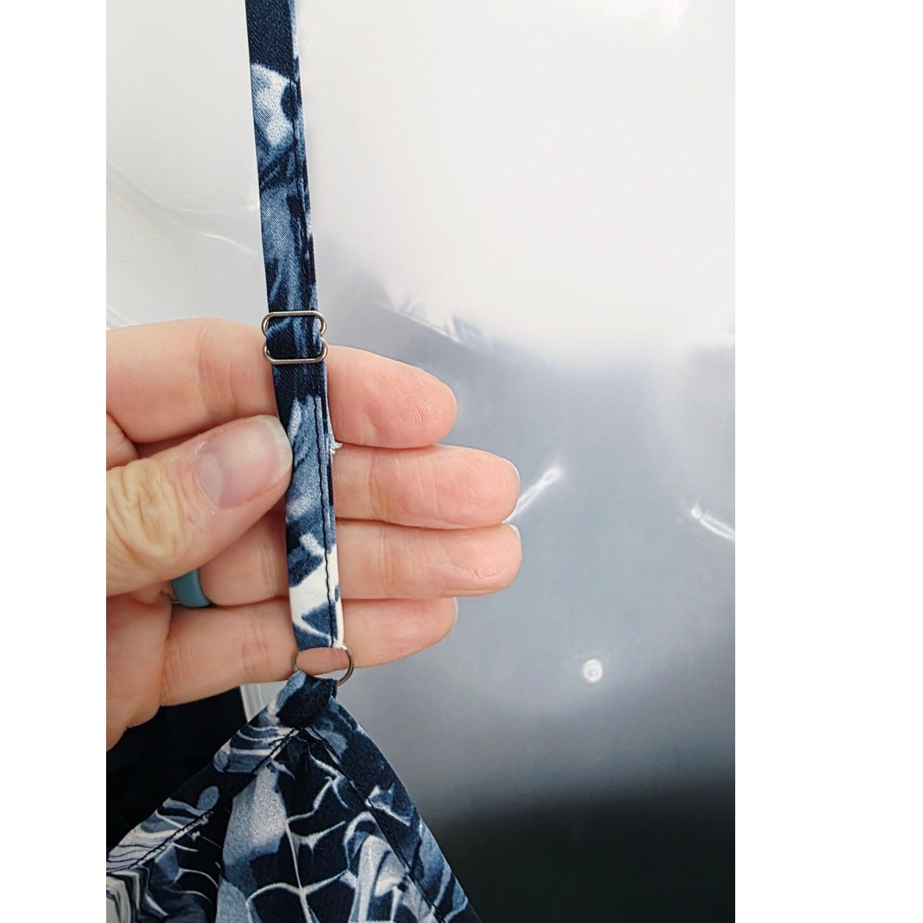 Other Pretty Gardens Boho Blue Tie Dye Casual Tank Maxi Dress Size XXL / US 16-18 / IT 52-54 - 9 Thumbnail
