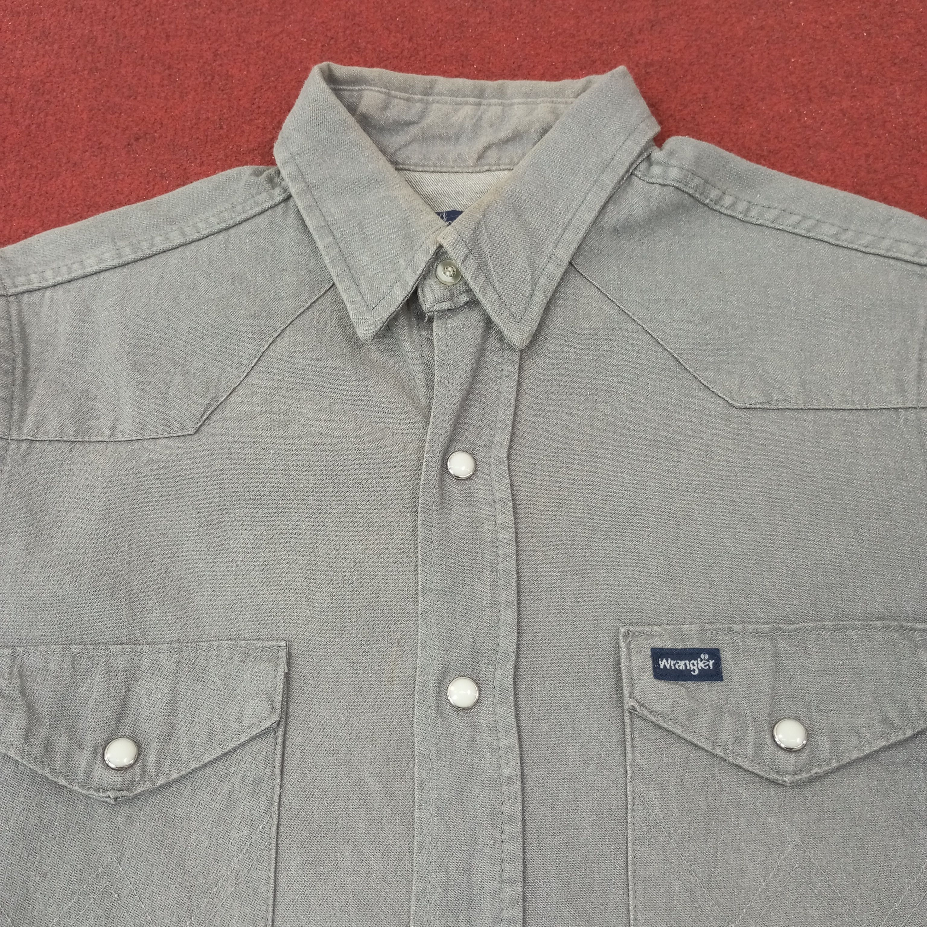 Wrangler Wrangler Classic Style Double Pocket Shirt c249n67 Size US S / EU 44-46 / 1 - 2 Thumbnail