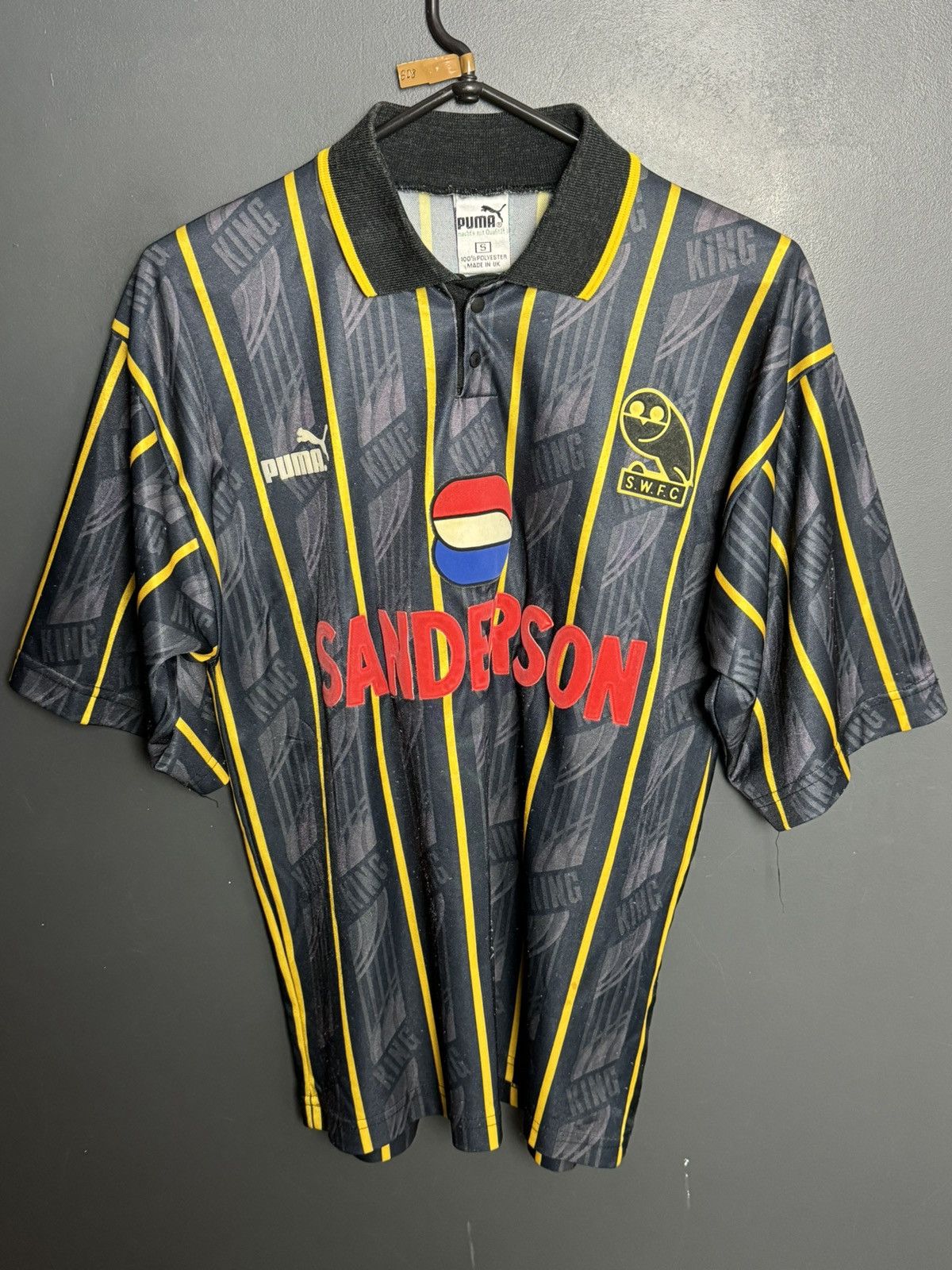 Puma Sheffield Wednesday 93/95 Away Football Jersey Size US S / EU 44-46 / 1 - 1 Thumbnail