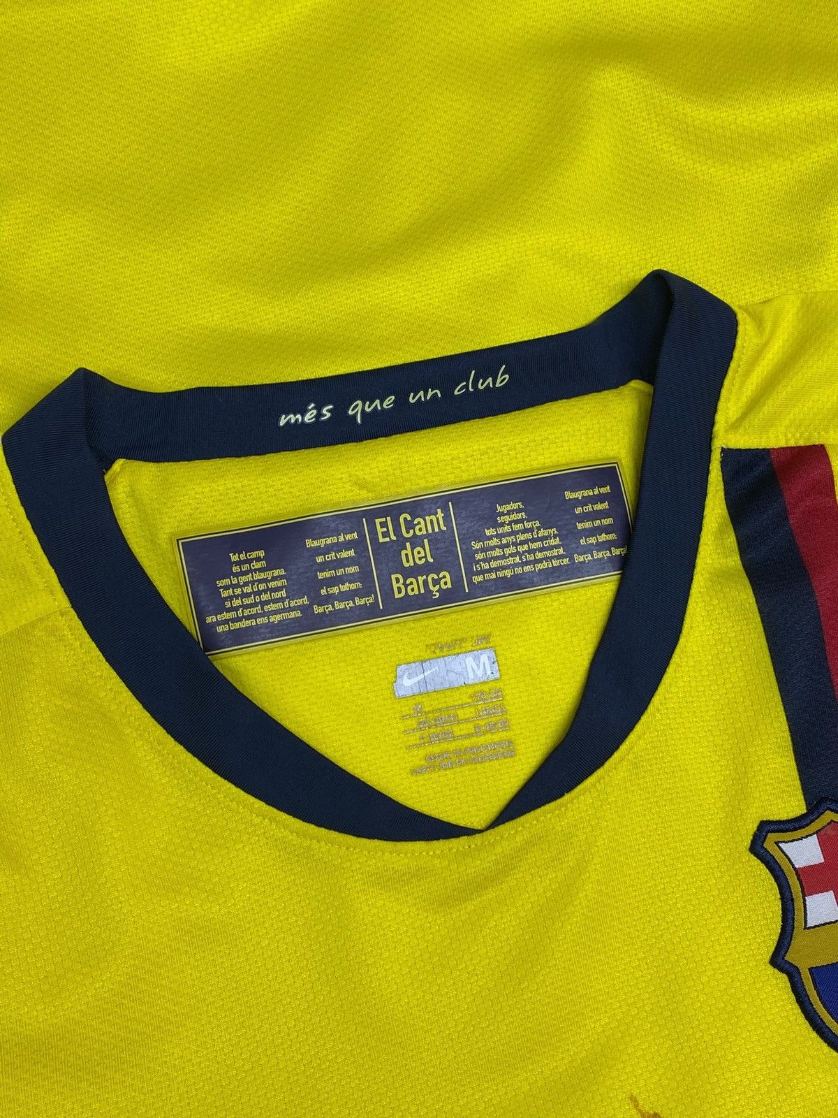 Nike Vintage Nike FC Barcelona 2008 2009 Away Football Shirt Size US M / EU 48-50 / 2 - 17 Thumbnail