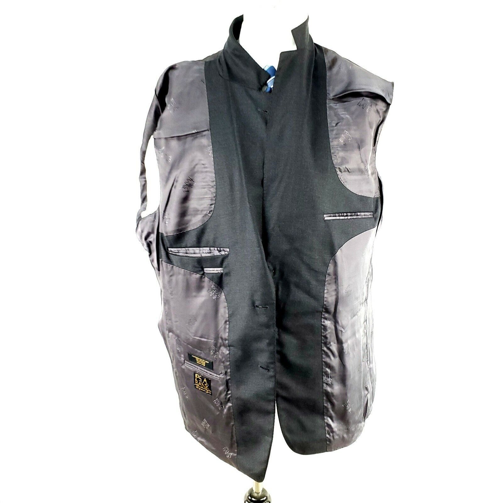 Jos. A. Bank NEW Jos A Bank Signature Gold 44R 2 Button Charcoal Gray Woo Size 44R - 10 Thumbnail