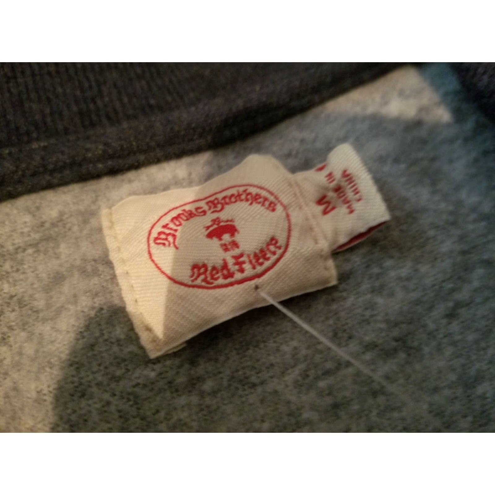 Brooks Brothers Brooks Brothers Mens Half Zip Sweater M Medium Blue Cotton Size US M / EU 48-50 / 2 - 4 Thumbnail