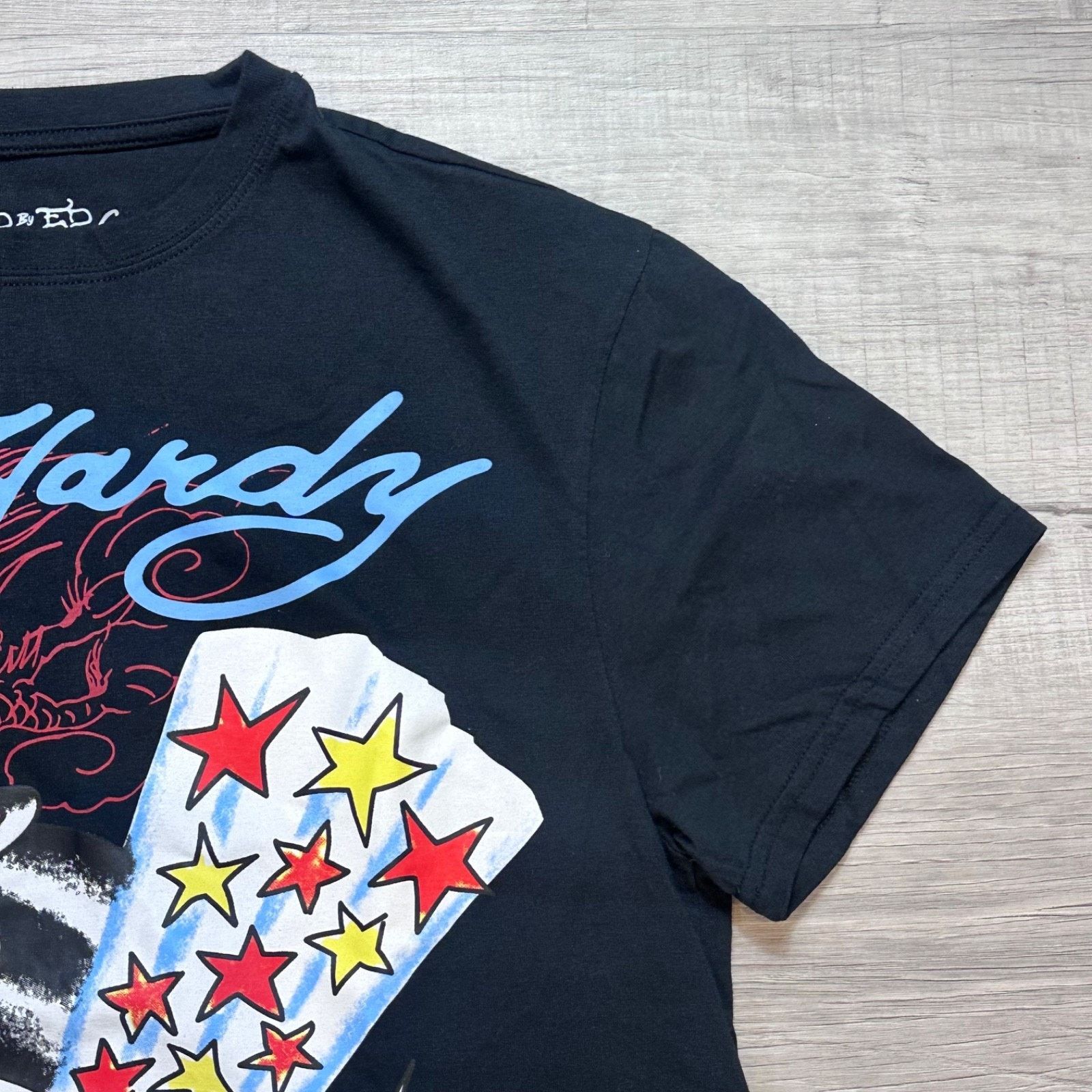 Ed Hardy Men's ED HARDY Death Or Glory Black T-Shirt Size Medium Size US M / EU 48-50 / 2 - 4 Thumbnail