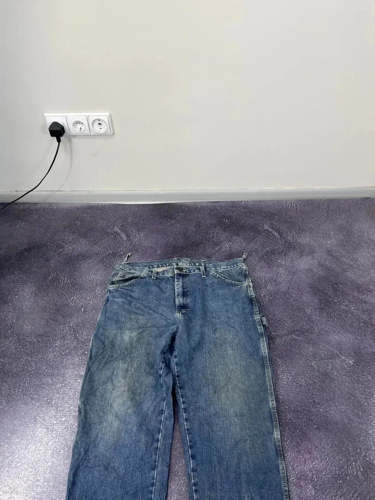 Dickies × Vintage Vintage Dickies Y2K Work Blue Denim Hype Baggy Jeans Size US 36 / EU 52 - 7 Thumbnail