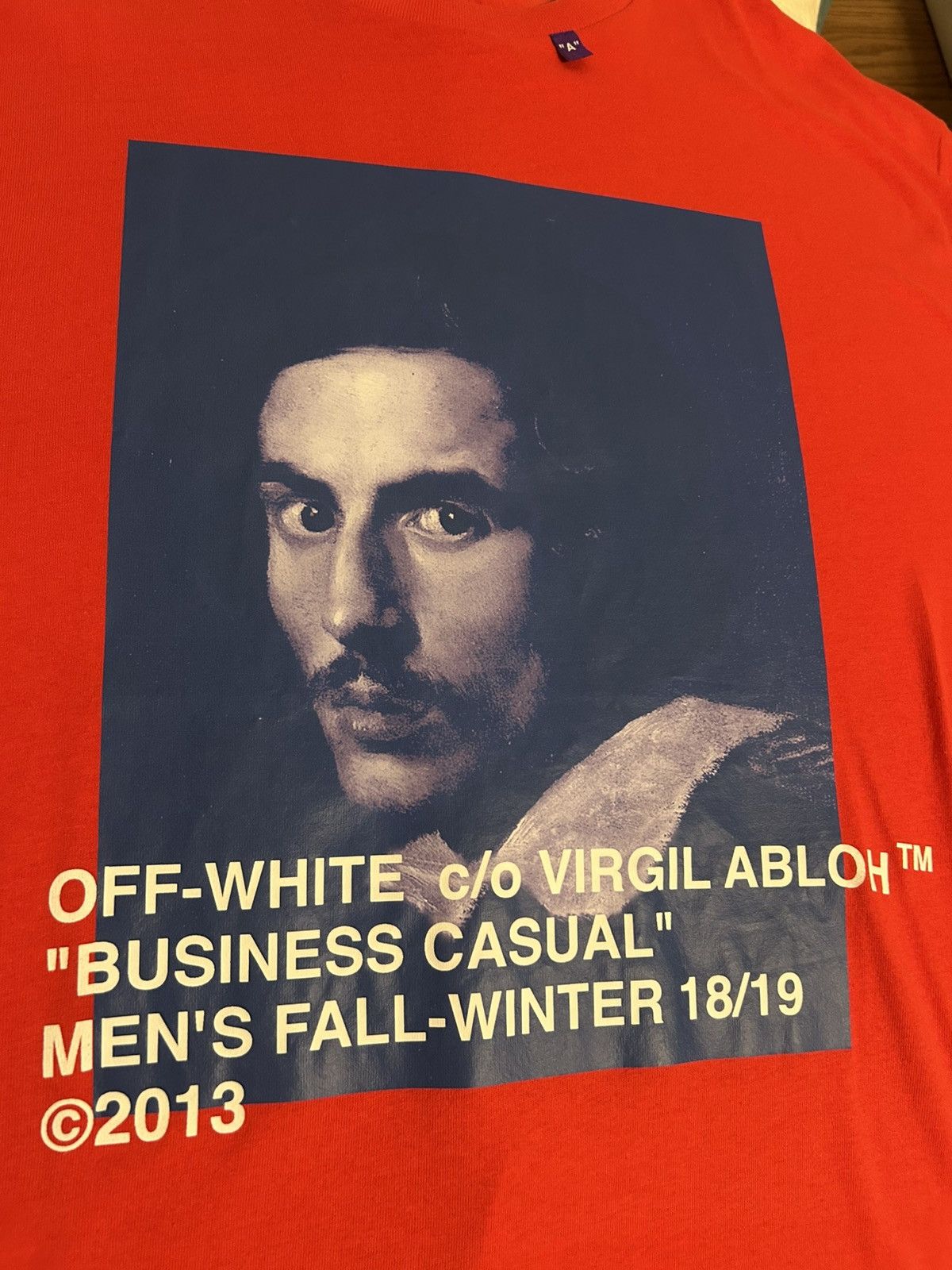 Off-White Off-White “Bernini Red” Tee Size US M / EU 48-50 / 2 - 2 Thumbnail