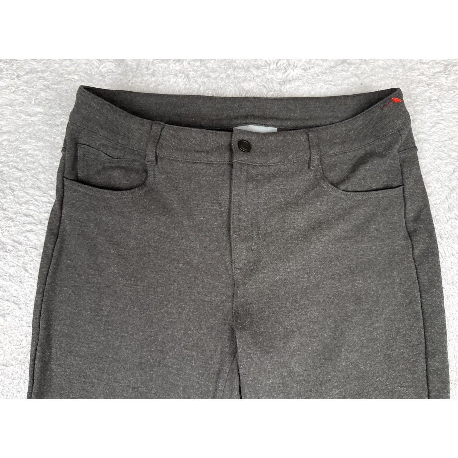 Athleta Athleta Pants Womens 6 Gray Slim Ankle Stretch Knit Pockets Travel Gym Office Size 28" / US 6 / IT 42 - 4 Thumbnail