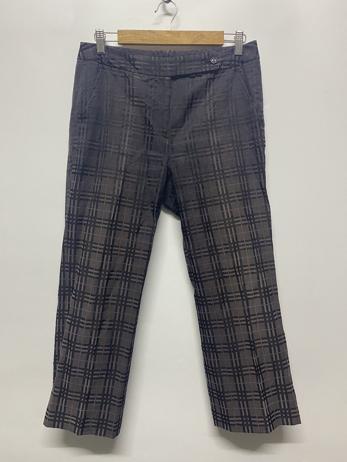 Burberry × Designer × Japanese Brand Burberry London Nova Check Pant Womens Trousers Size 30" / US 8 / IT 44 - 1 Thumbnail