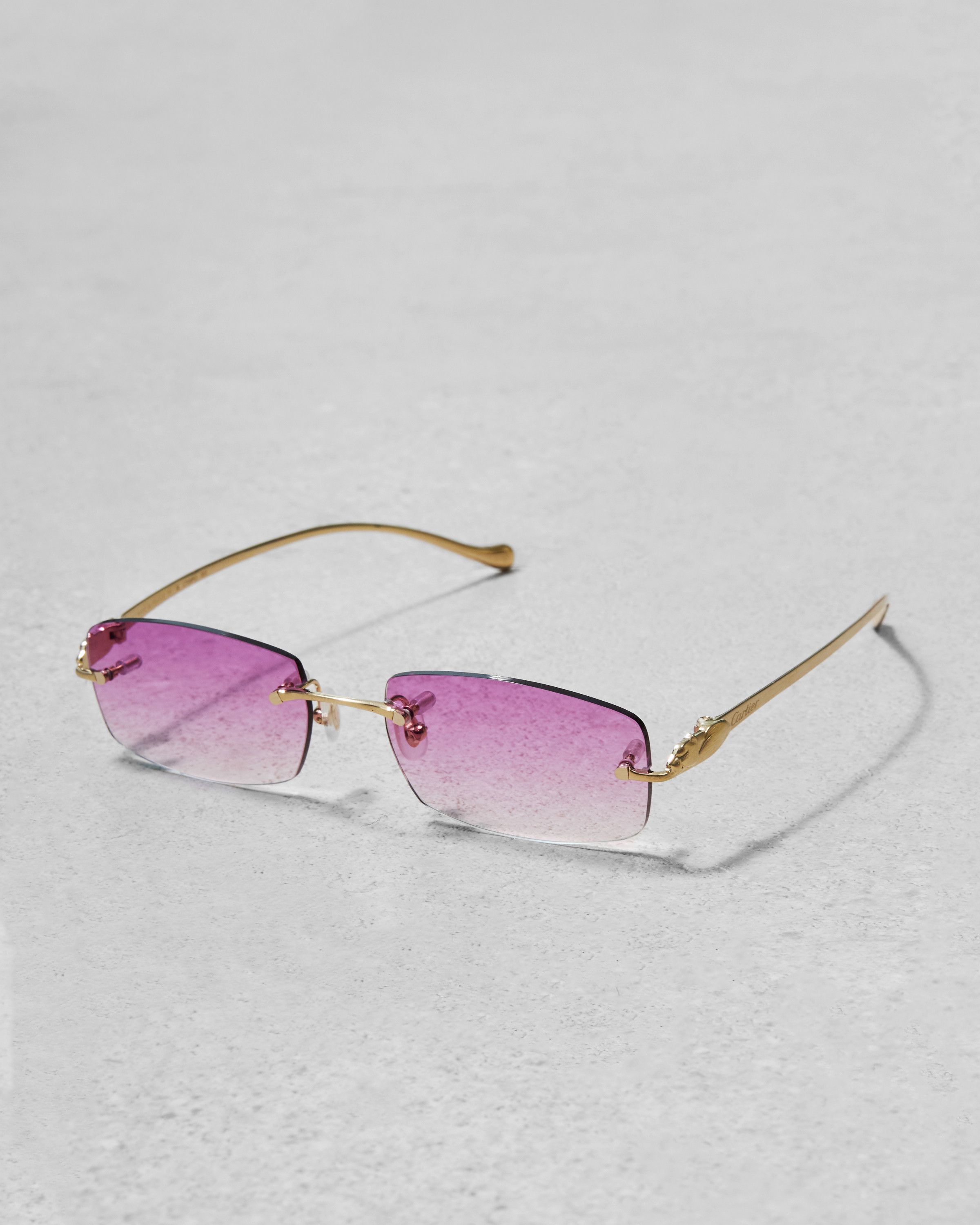 Cartier Lavender Blush Gradient CARTIER CT0061O 002 Size ONE SIZE - 1 Thumbnail